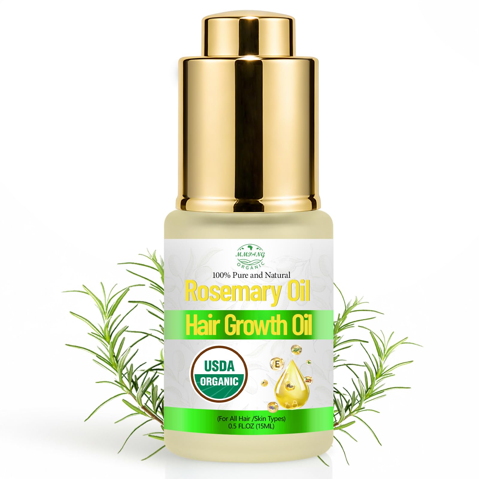 MMPANG Organic Rosemary Oil with Castor Hair & Scalp Oil