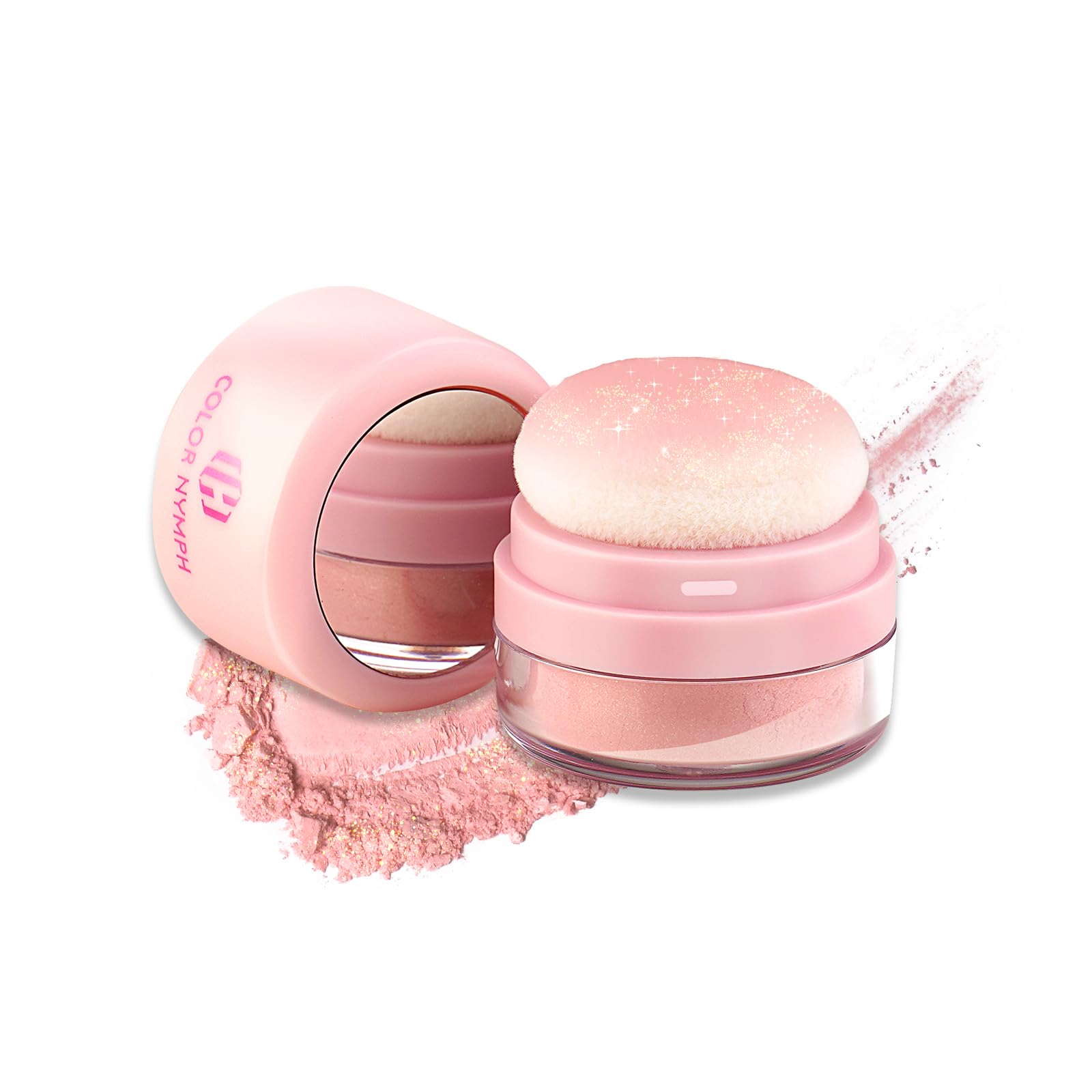 Color Nymph Blush For Cheeks Loose Powder Blush Baked Blushes Sakura Pink