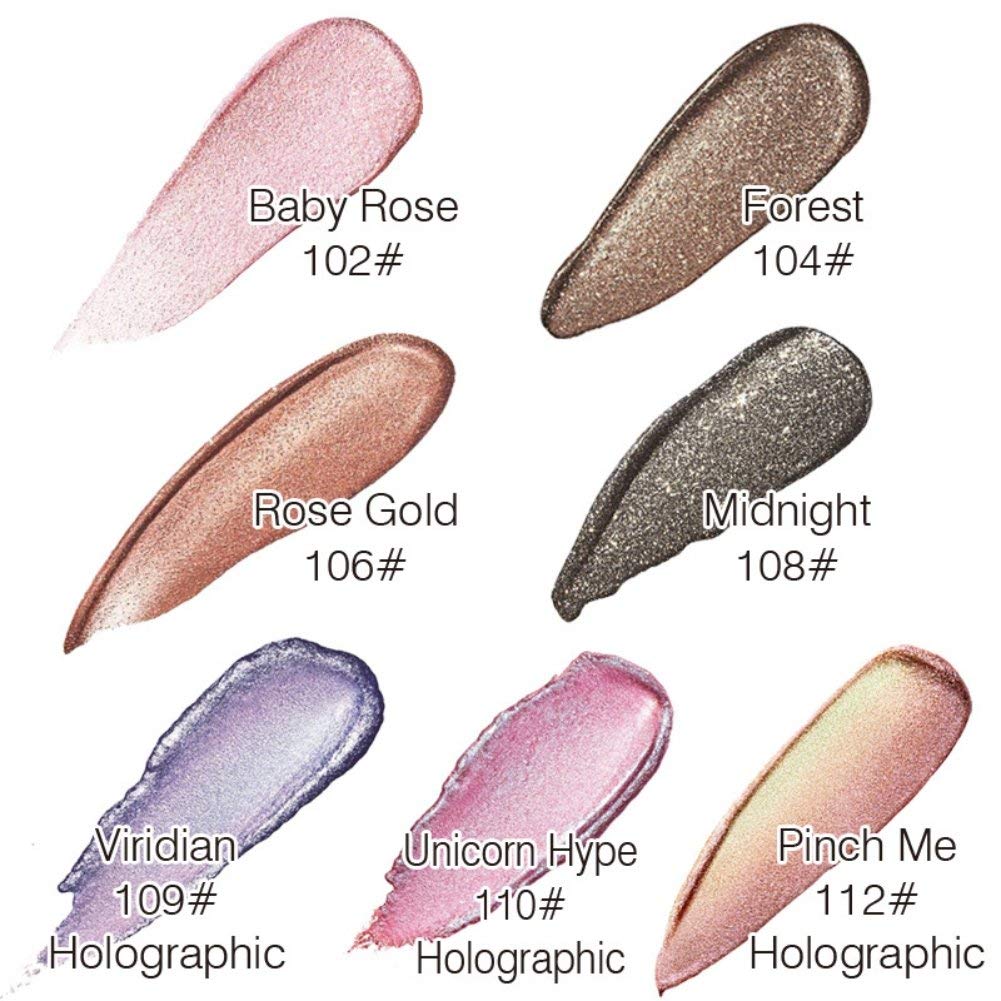 Glitter Eyeshadowakeup For Eyes Liquid Shimmer Sparkle Glow Light Colors Pencil Stick Shiny Long Lasting Waterproof Shining Eye
