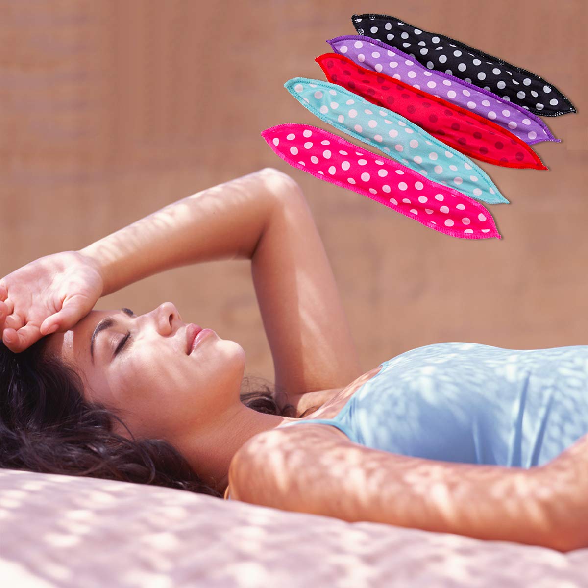 Peony Man Hair Curler Rollers - 30 Foam Styling Tools with Storage Bag - Flexible Soft Sponge - 5 Colors - Model SU35