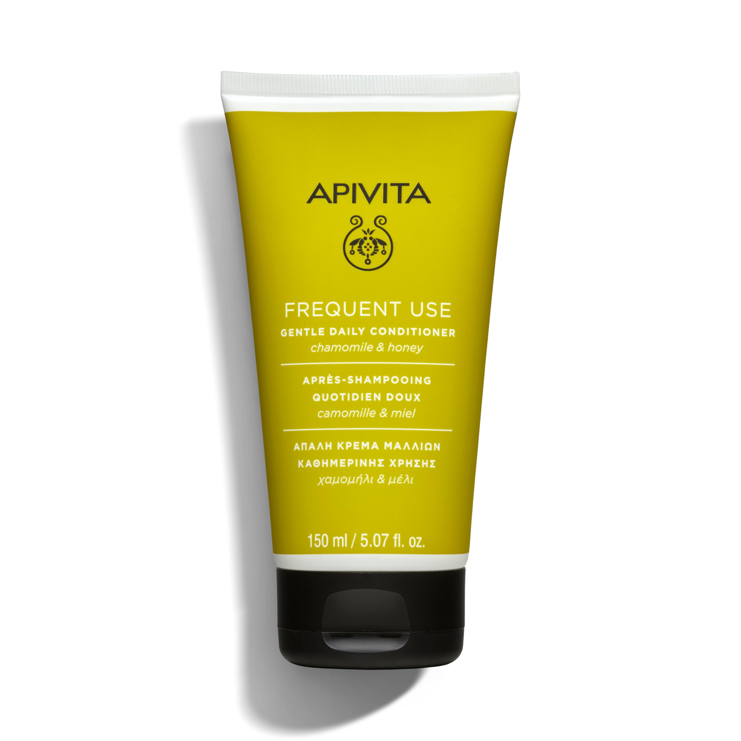 Apivita Frequent Use Gentle Daily Conditioner, Hydrates, Softens, Prevents Breakage and Split Ends, Suitable for Daily Use & All
