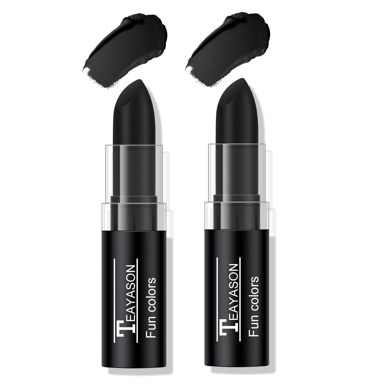 FREEORR 2Pcs Black Face Body Paint Stick Eye Black,Balck Makeup Paint Eyeblack for Baseball/Football/Halloween/Costume Accessori