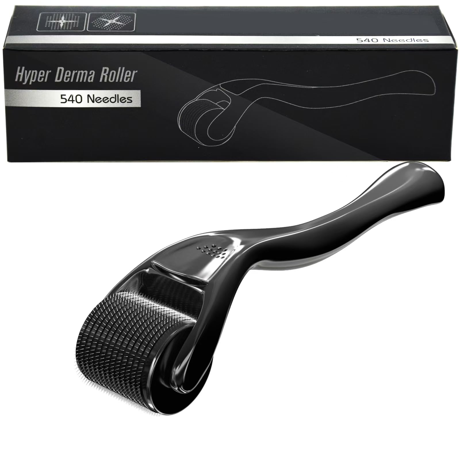 Derma Roller Beard Roller Microneedling Roller Dermaroller Ficial Roller Microneedle Micro Needle Roller 540 Titanium Home Use