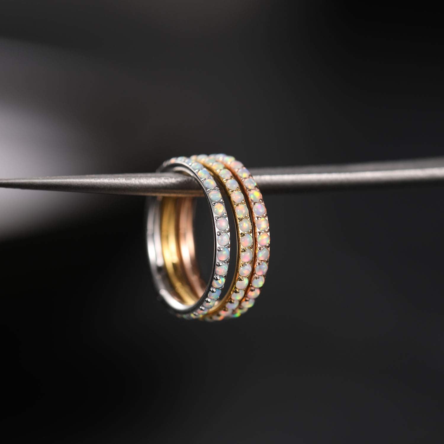 FUNLMO Nose Rings Hoop Cartilage Earring Hoop Septum Jewelry Daith Helix Rook Earrings Septum Helix Tragus Daith Piercing Jewelr