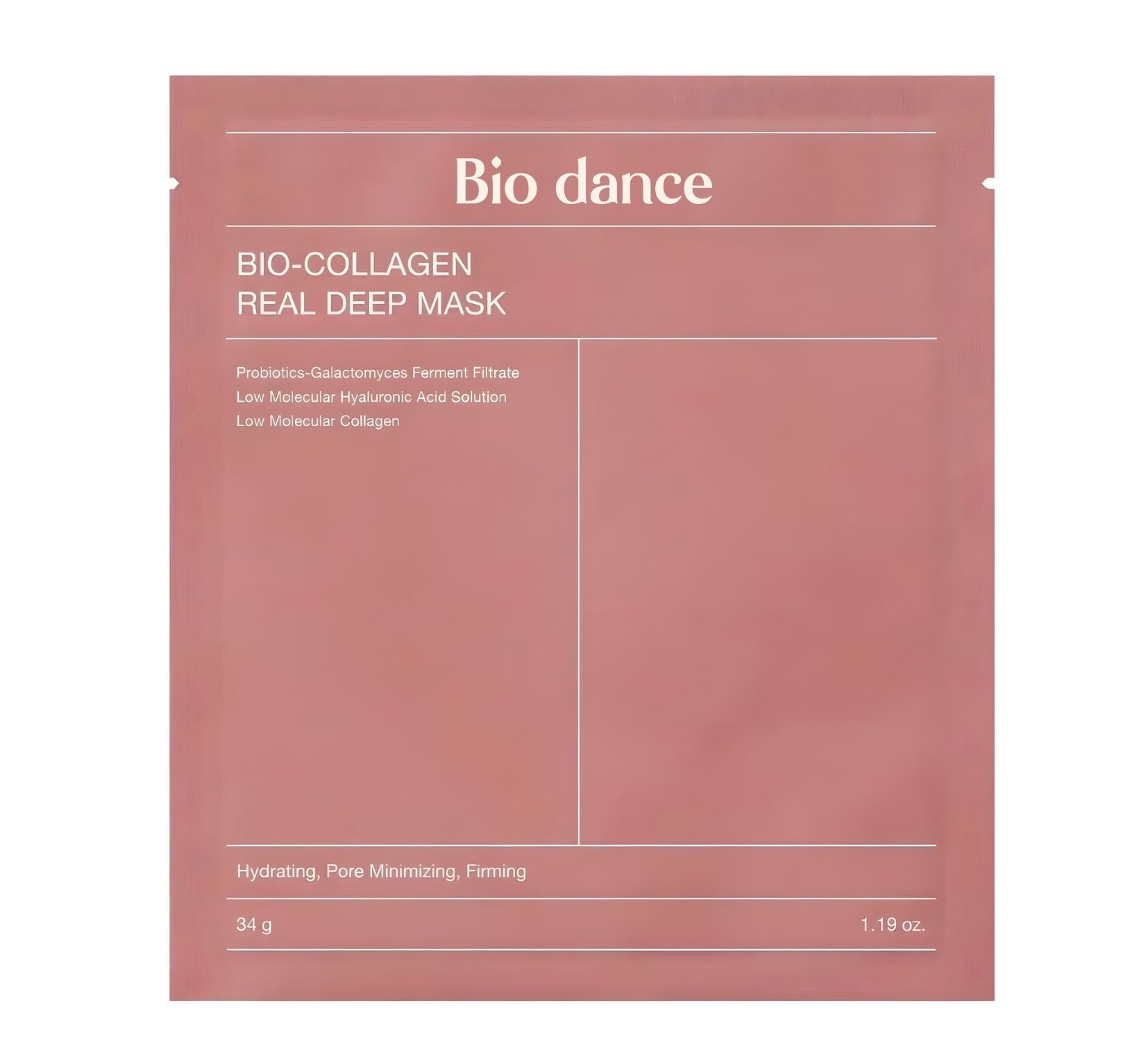 Wholesome First Korean Bio Dance Bio-Collagen Mask, Made In Korea, Bio Collagen Face Mask, Hydrating Overnight Hydrogel Mask, Po