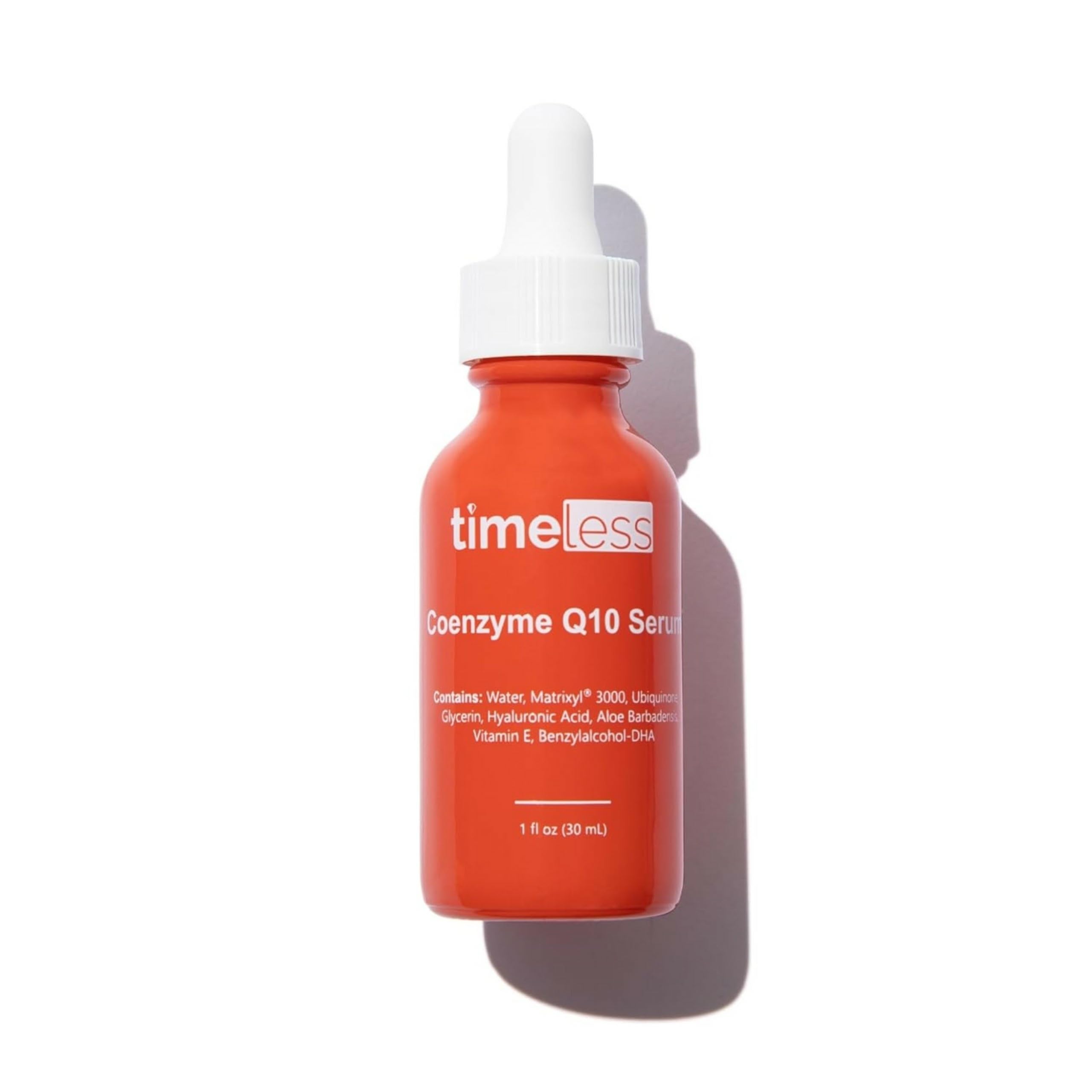 Timeless Skin Care Coenzyme Q10 Serum - Skin Care Serum for Smoothing - Fragrance-Free - Coenzyme Q10 - with Hyaluronic Acid - 1