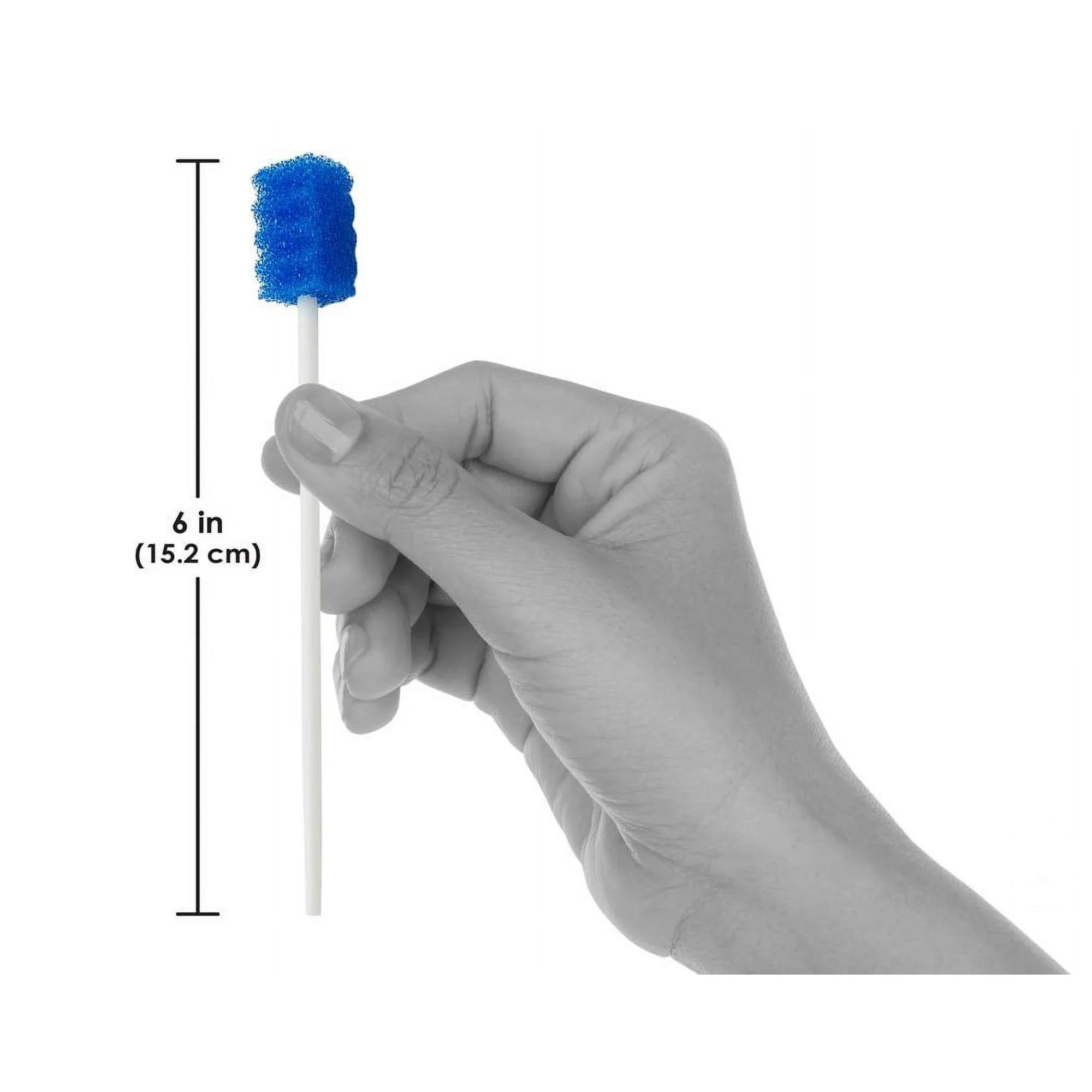 Absorbease Oral Swabs - Disposable Sponge Swabs For Effective Mouth Cleaning - Individually Wrapped Toothettes For Seniors - Ide