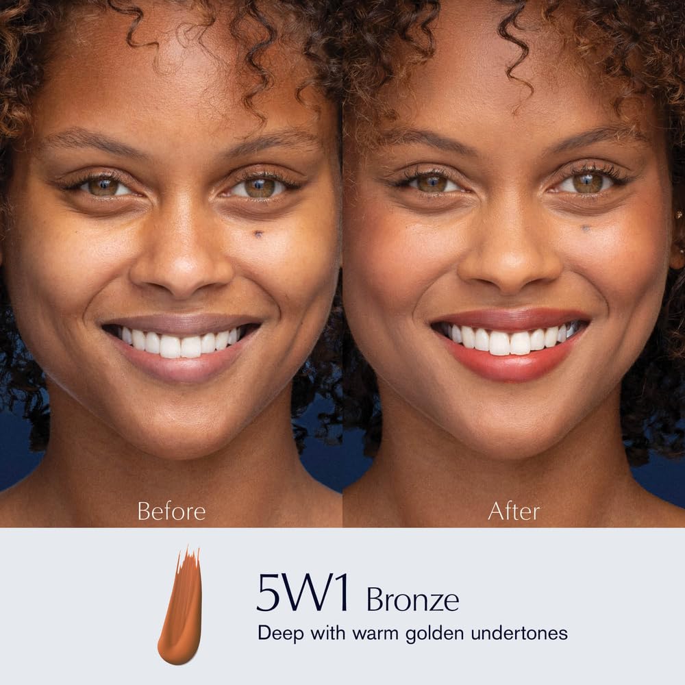 Est  E Lauder Double Wear Stay-In-Place Foundation 5W1 Bronze Deep
