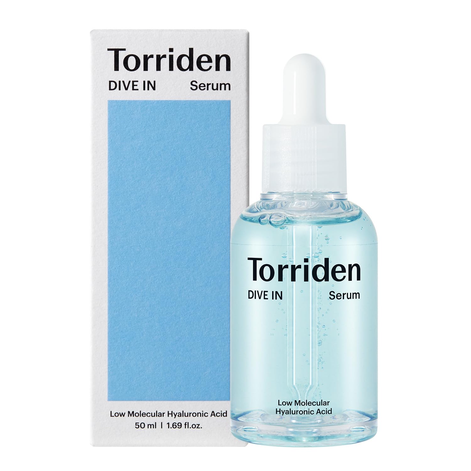 Torriden Dive-In Low-Molecular Hyaluronic Acid Serum, 169 Fl Oz  Fragrance-Free Face Serum For Dry, Dehydrated, Oily Skin  Vegan