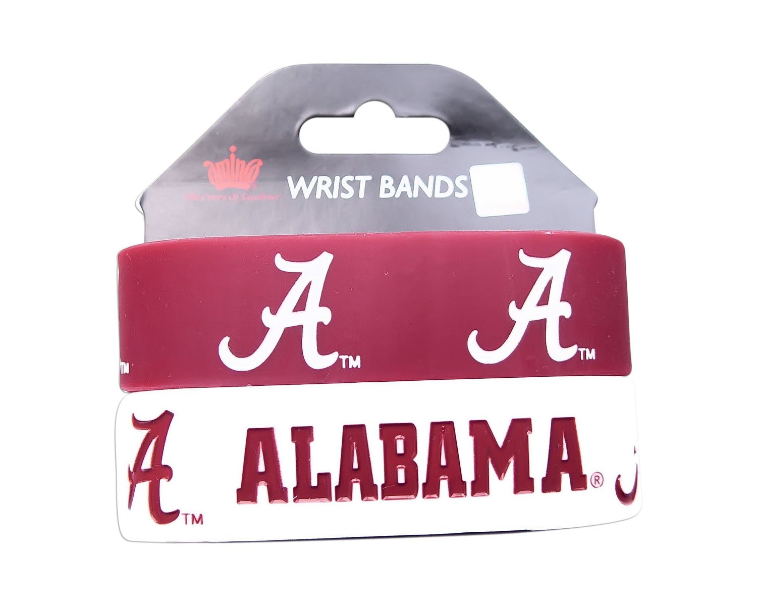 Alabama Crimson Tide Bracelets - 2 Pack Wide