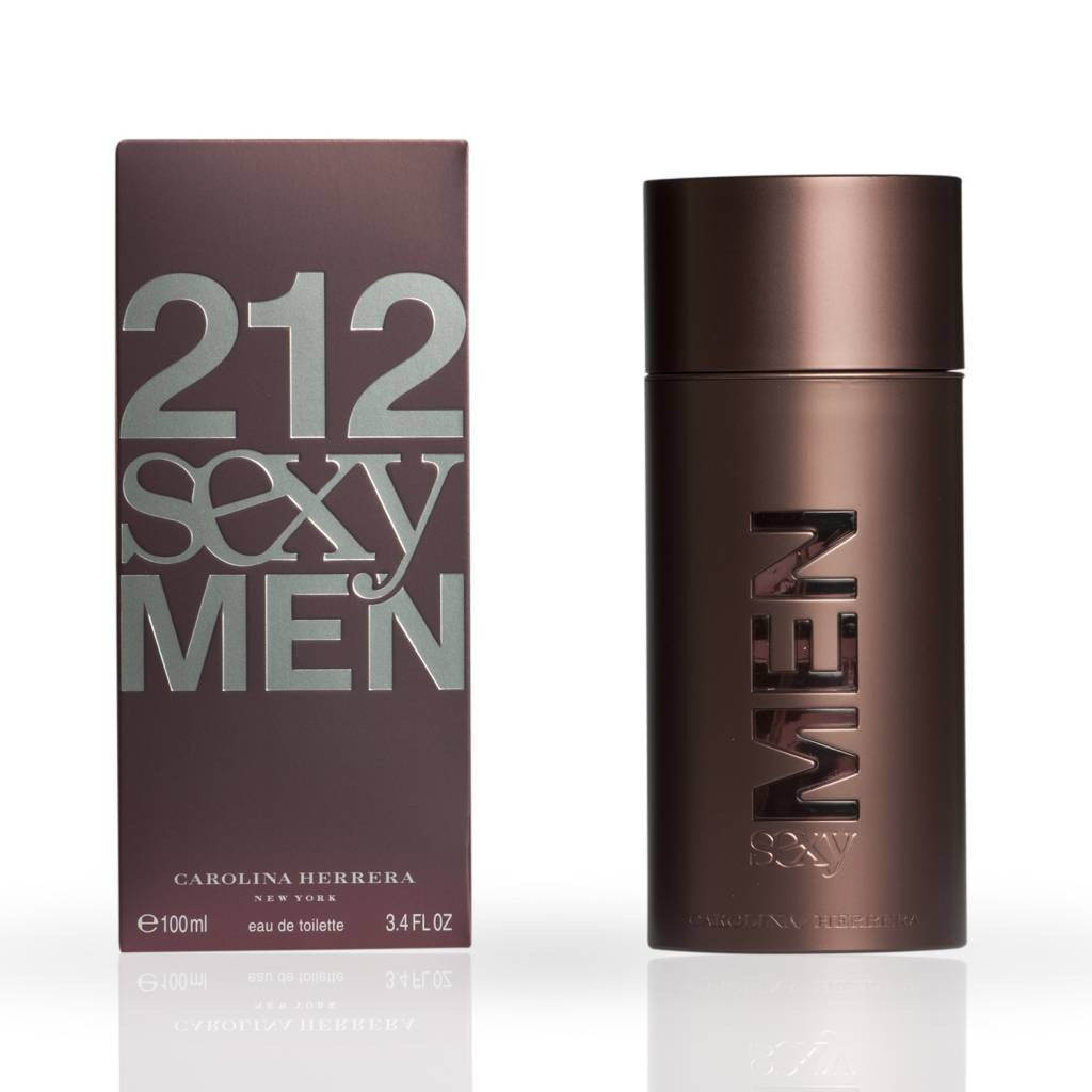 Carolina Herrera 212 Sexy Eau De Toilette Spray For Men, 3.4 Ounce