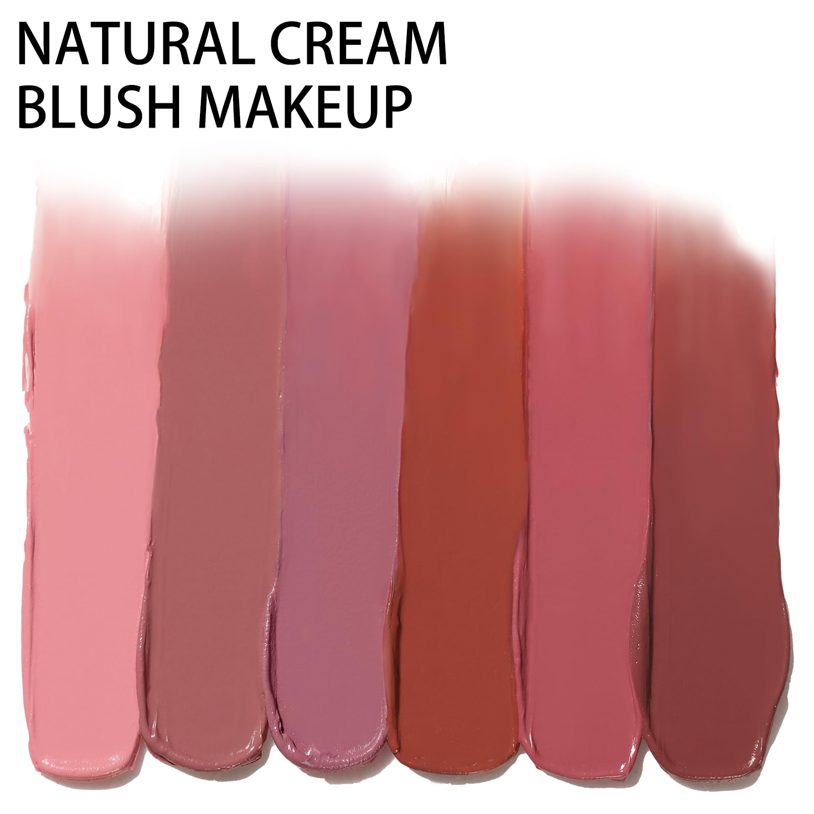 Falocutus 2Pcs Cream Blush Makeup Stick,Monochromatic Multi-Stick Face Blush For Cheek,Lip And Eye,Matte And Dewy Finish For Lon