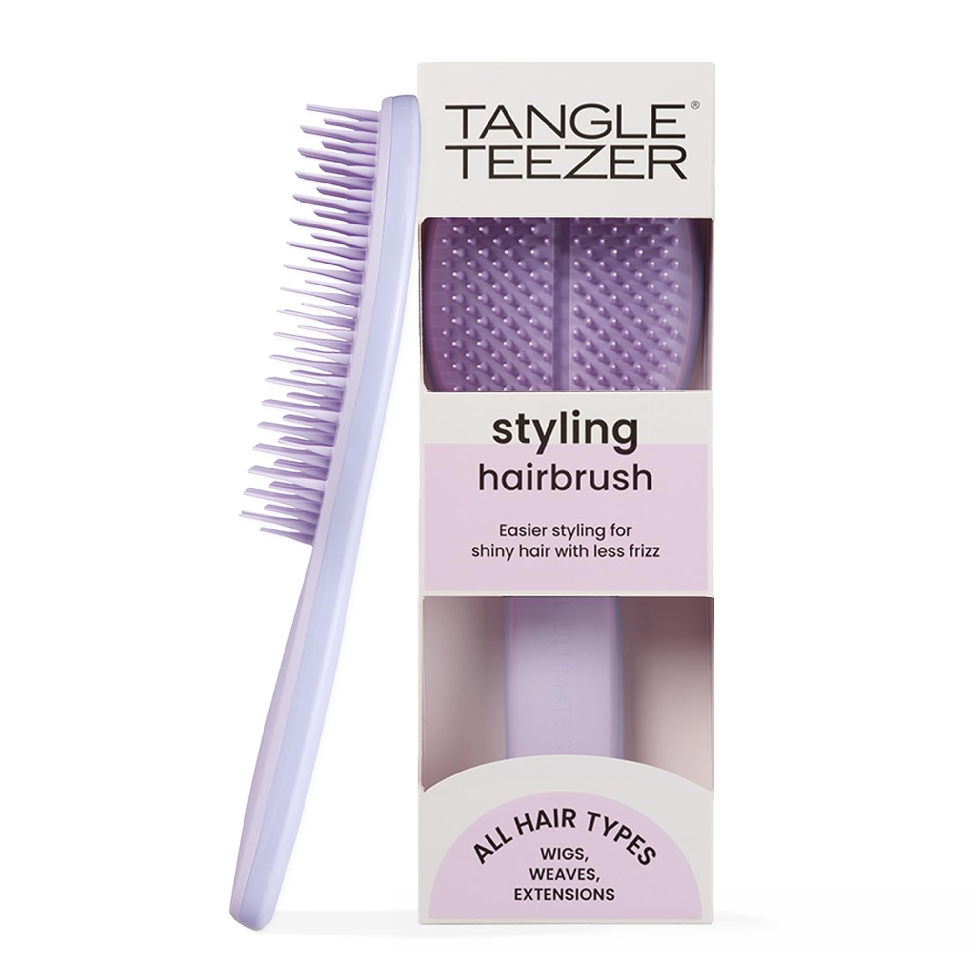 Tangle Teezer The Ultimate Styler Hair Styling Brush for Dry Styling, Maintains, Blends & Adds Volume, Texture & Shine, Lilac Cl