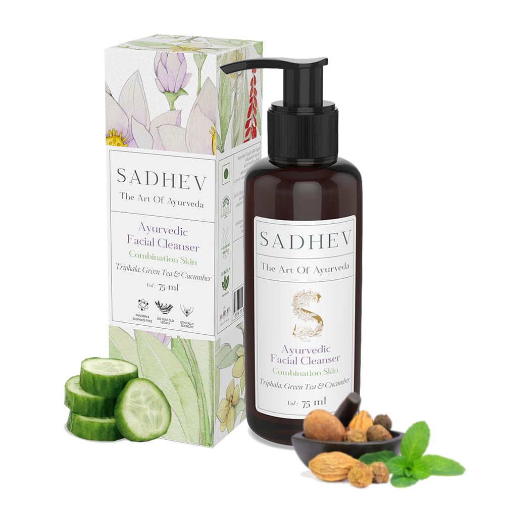 Sadhev Ayurvedic Facial Cleanser Combination Skin  75Ml