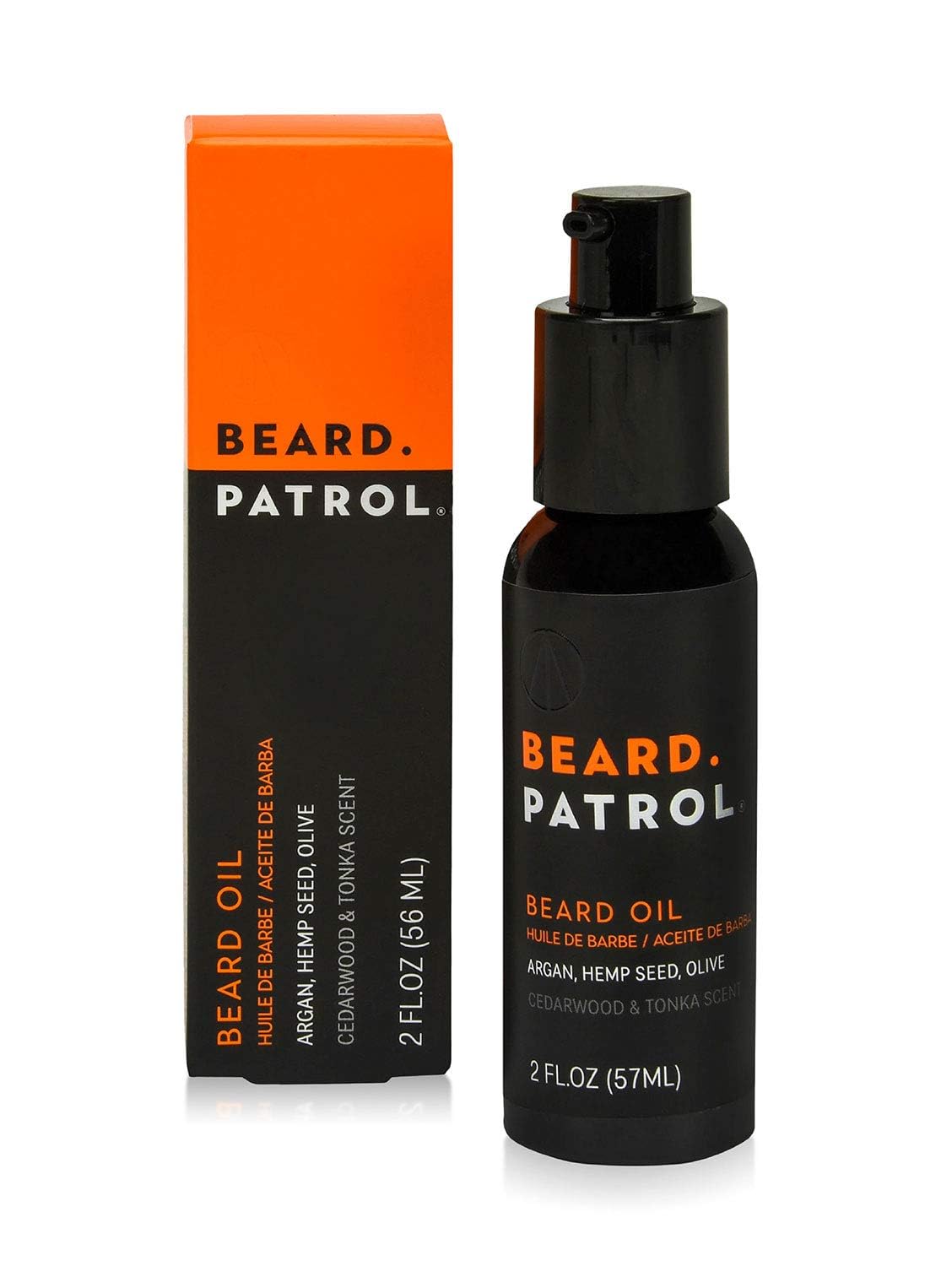 Beard Patrol Men's Beard Oil - Softens, Smooths & Strengthens Beard Growth - Grooming Beard and Mustache Maintenance Treatment -