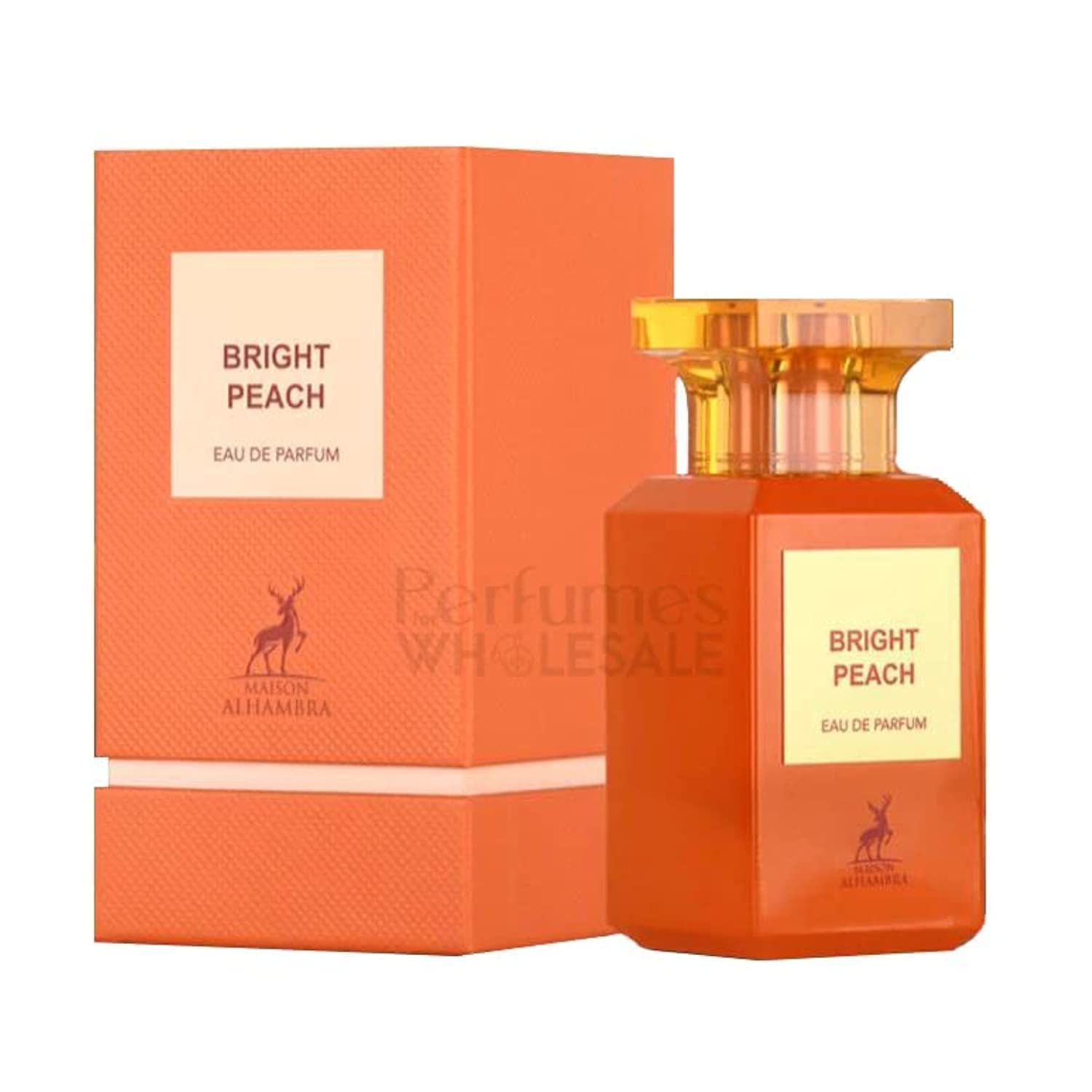 Maison Alhambra Bright Peach EDP Spray for Women - 2.7 oz, Floral Fragrance
