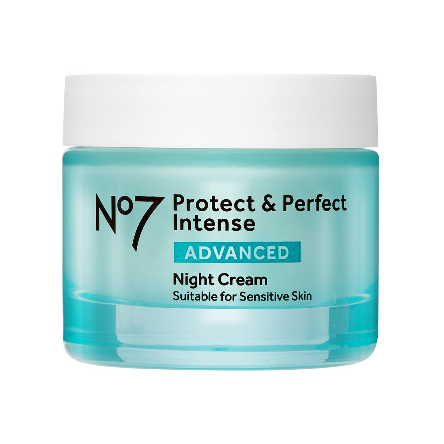 No7 Protect & Perfect Intense Advanced Night Cream - Vitamin E & Shea Butter Face Cream - Fine Line Reducing Moisturizer With Co