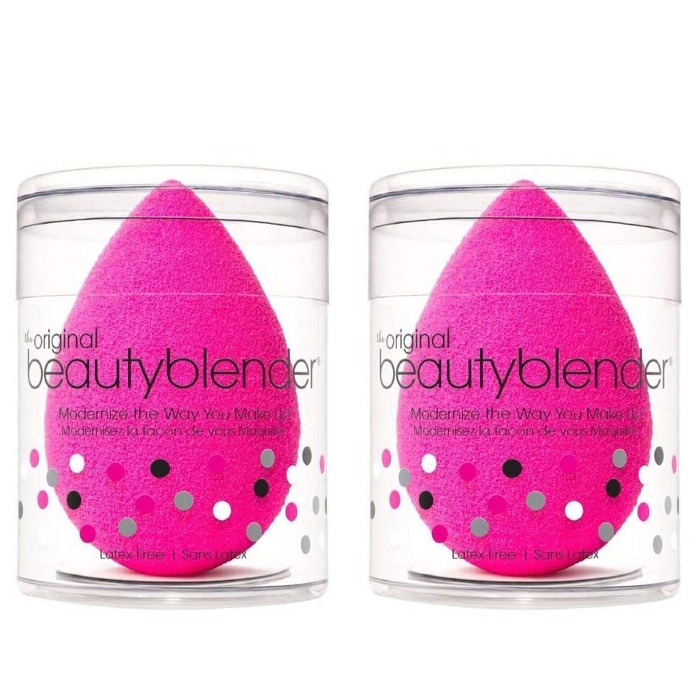 WomenS & GirlS Makeup Sponge Beauty Blender For Blending Face Makeup  Colour : Pink (Pack Of 2)