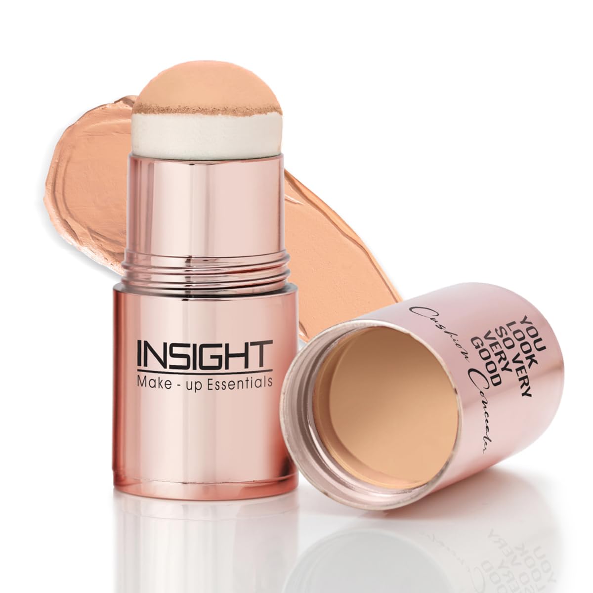 Insight Cushion Concealer For Natural Flawless Finish | Vitamin E Infused | Featherlight, Buildable Coverage | Multipurpose & Tr