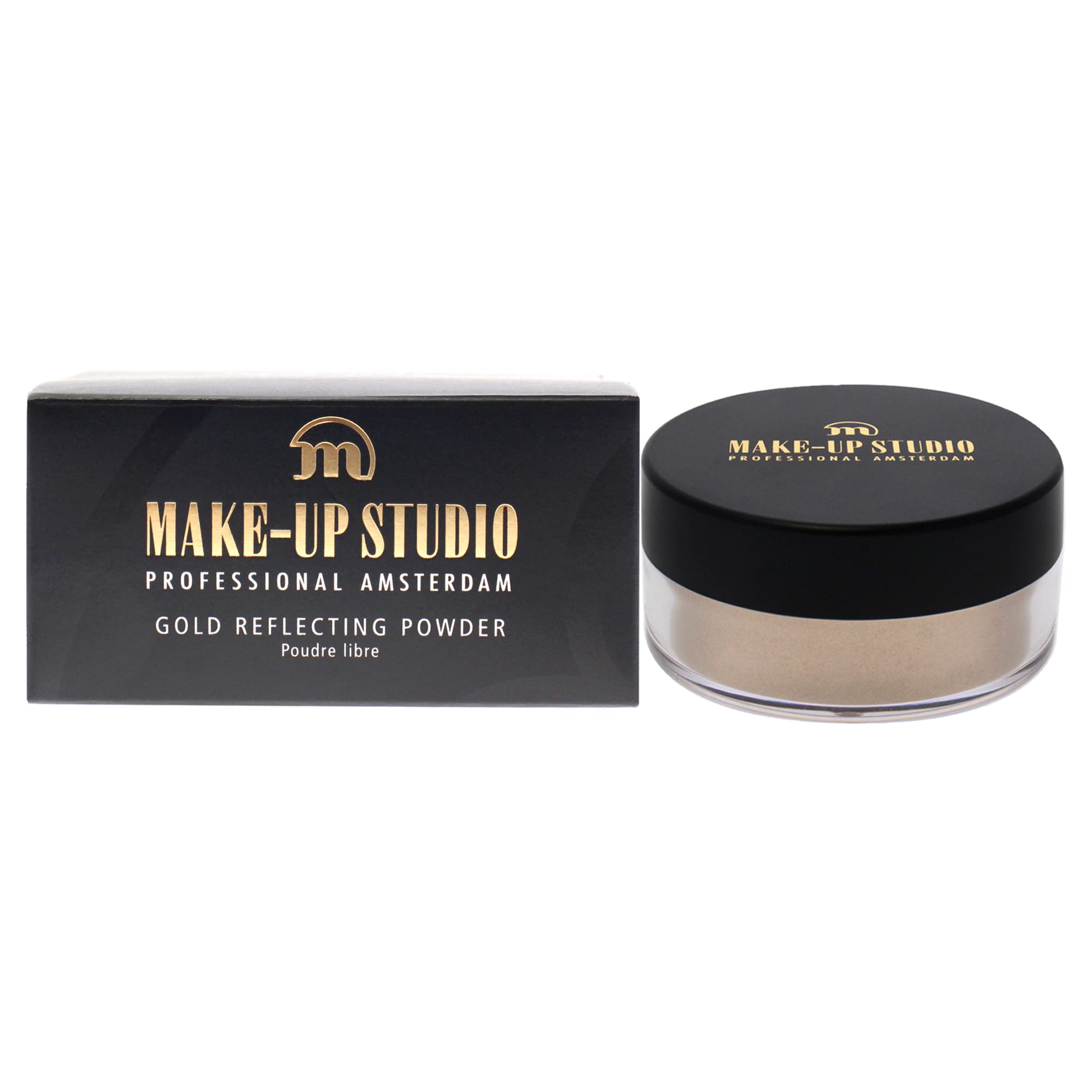 Gold Reflecting Powder Highlighter - Natural By Make-Up Studio For Women - 0.52 Oz Highlighter