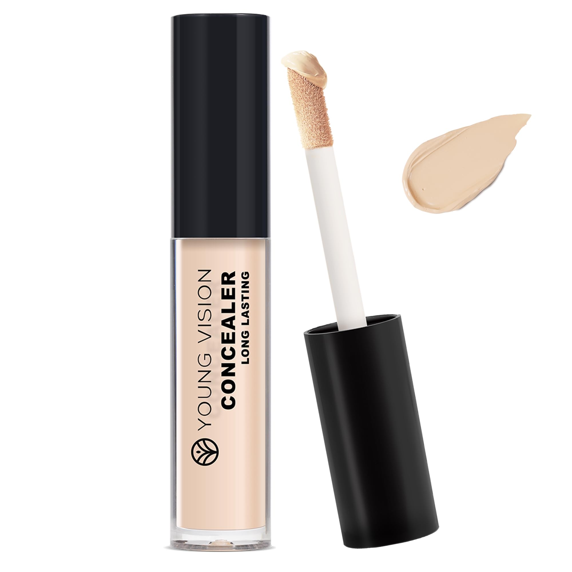 YOUNG VISION Waterproof Full Coverage Under Eye Concealer, Light