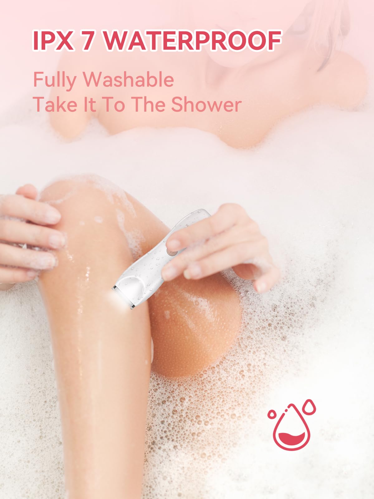 Bikini Trimmer for Women, Maxgroom Electric Razors for Women, Wet/Dry Pubic Hair Trimmer, Ceramic Blades for Intimate Grooming &