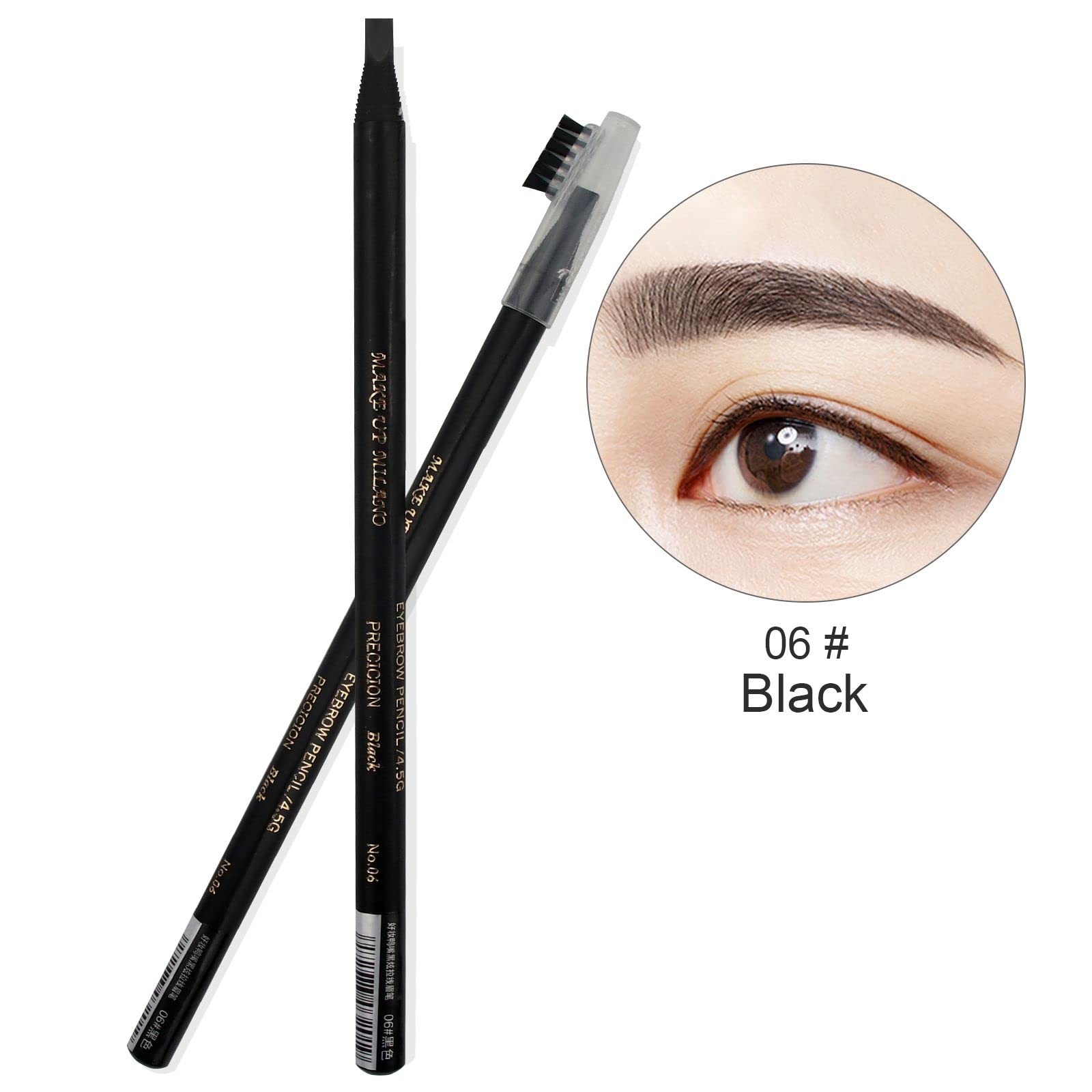 Guapa Microblading Eyebrows Pencil Waterproof Pull Cord Peel-Off Brow Pencil Set For Marking, Filling And Outlining, Tattoo Make