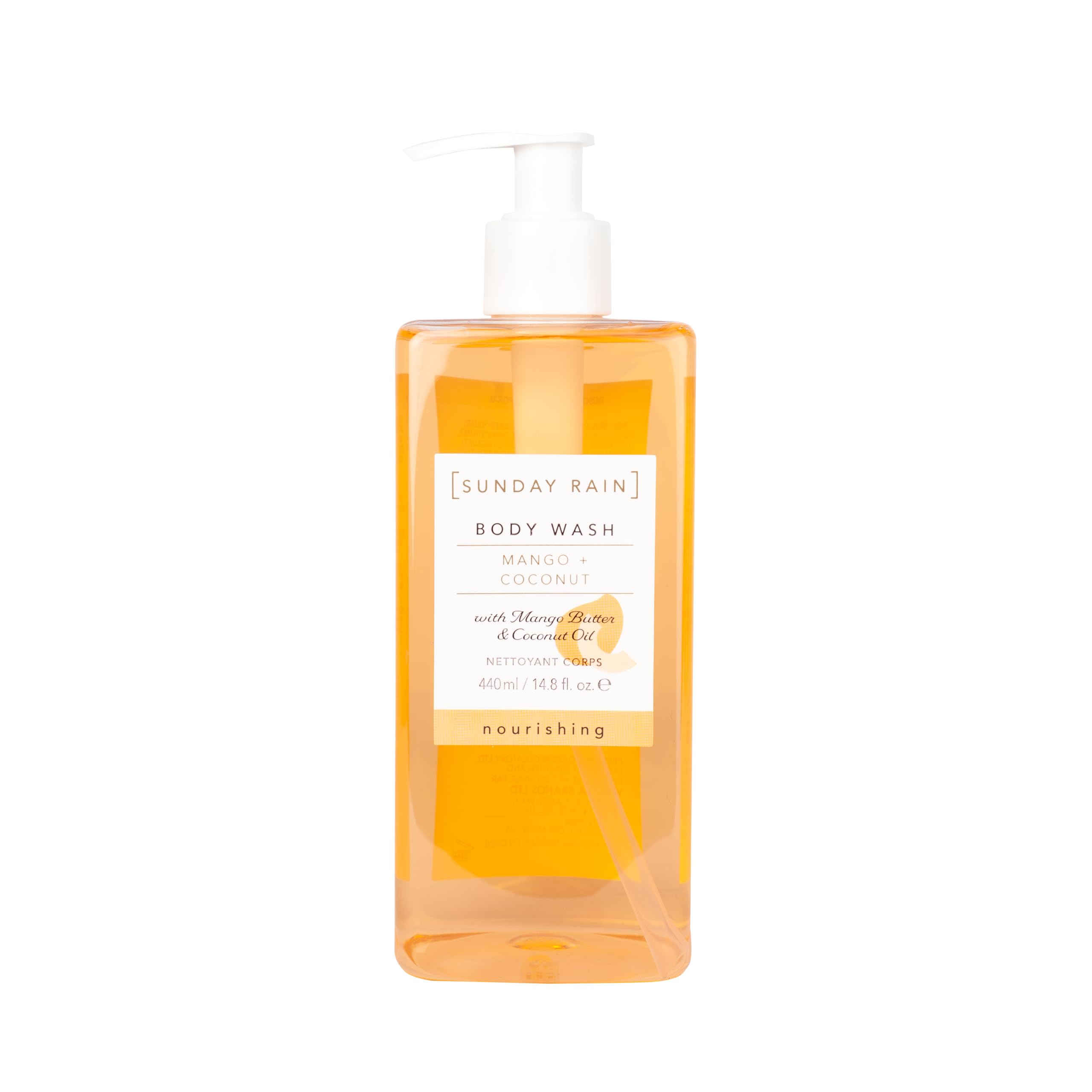 Body Wash - Mango and Coconut by Sunday Rain for Unisex - 14.8 oz Body Wash