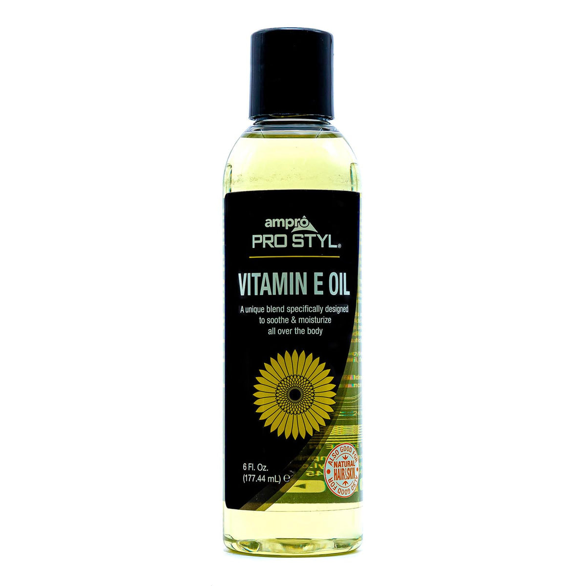 Ampro Pro Styl Vitamin E Oil - Ideal For Dry Hair And Skin - Helps Revive Tired, Damaged Tresses - Promotes Strong Nails - Sooth