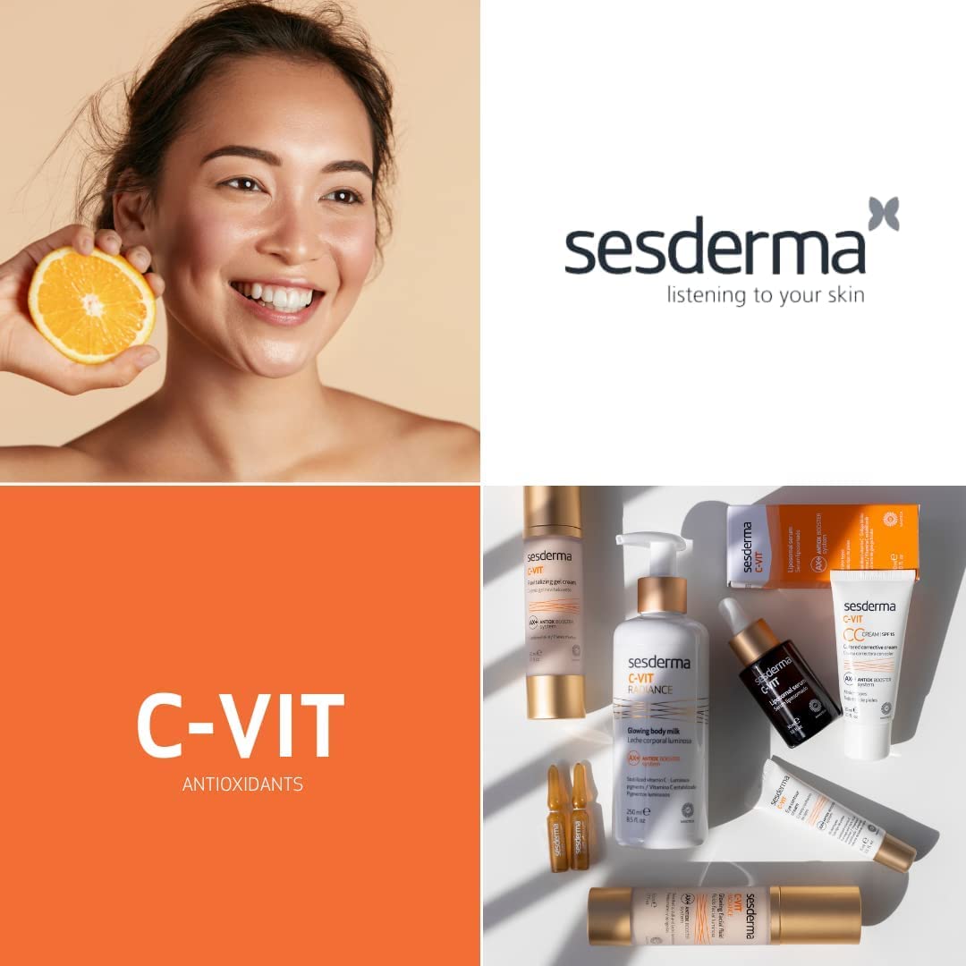Sesderma C-VIT 5 Fusion Vitamin C Serum | Boosted Hydration, Radiant Glow, Antioxidant Defense | Targets Pigmentation | Pro Skin