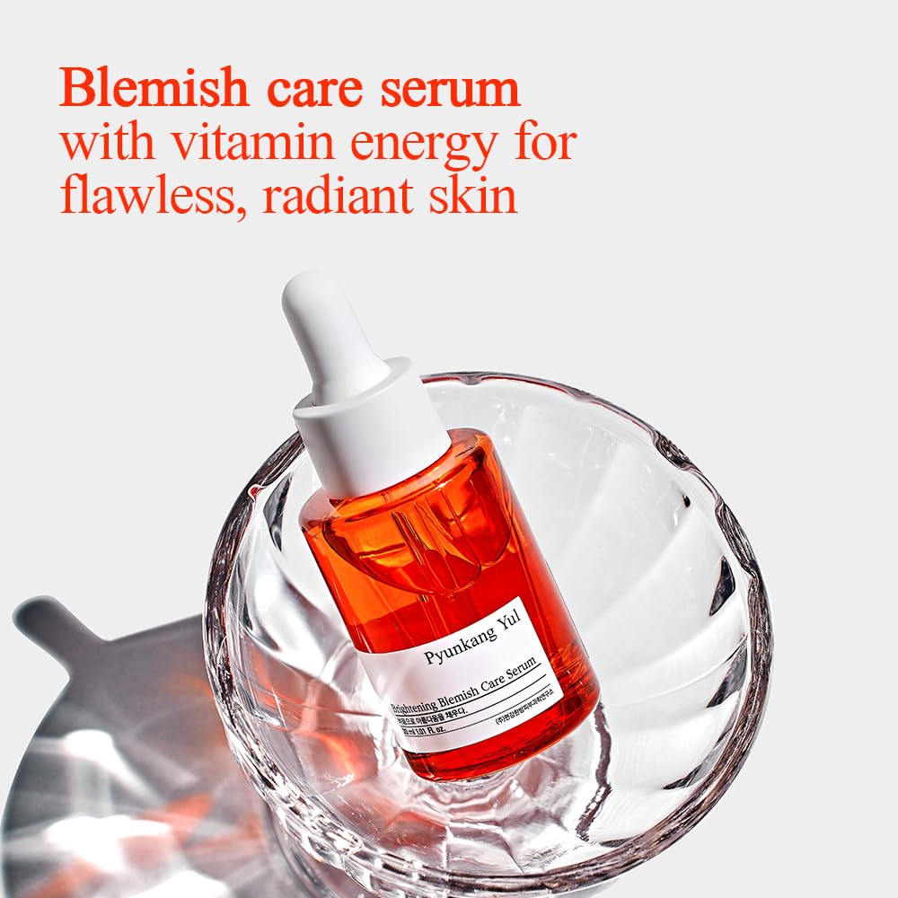 Pyunkang Yul Brightening Blemish Care Serum, Best For Brightening Dry Skin, 24Hr Moisturizing, Fine Lines, Elasticity Care, Ewg