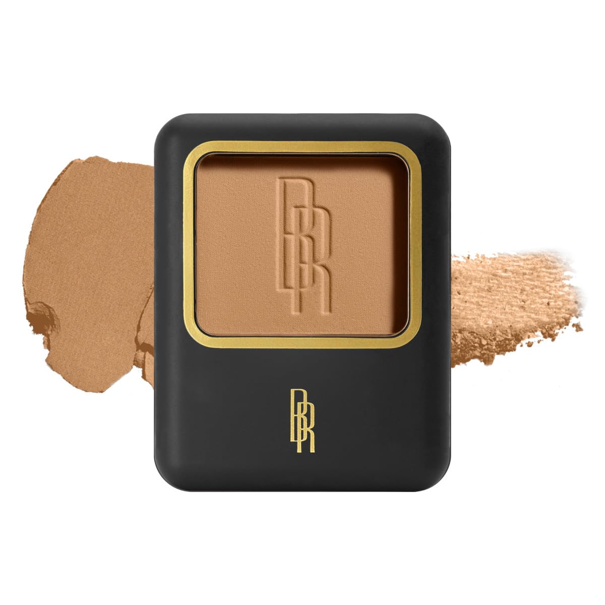 Black Radiance Pressed Powder, Buildable & Blendable Matte Finish Shine Control Compact With Mirror & Applicator, Cruelty-Free &