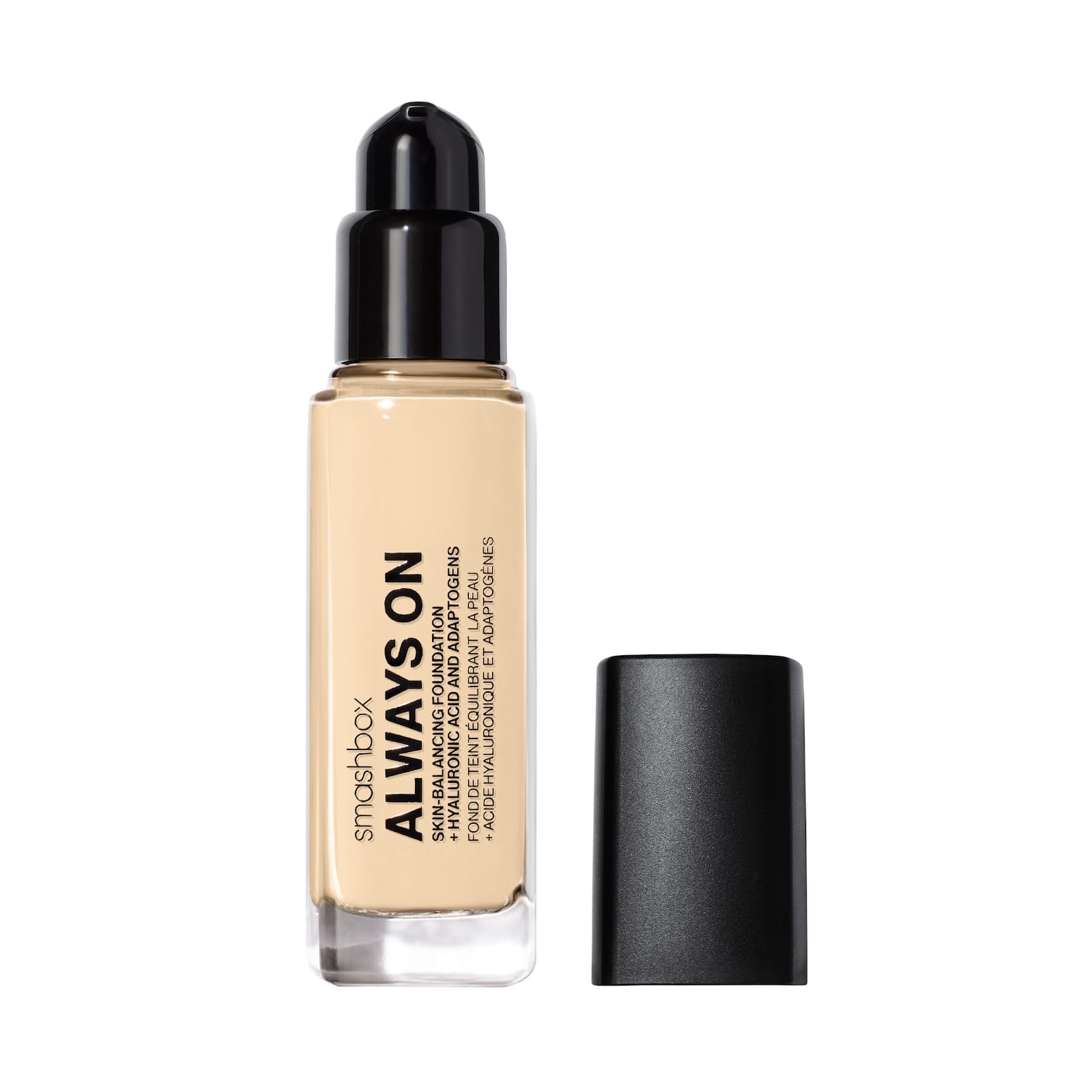 Smashbox Always On Foundation with Hyaluronic Acid | Medium-To-Full Coverage | Hydrating + Long Lasting, 1 Fl Oz, F20W