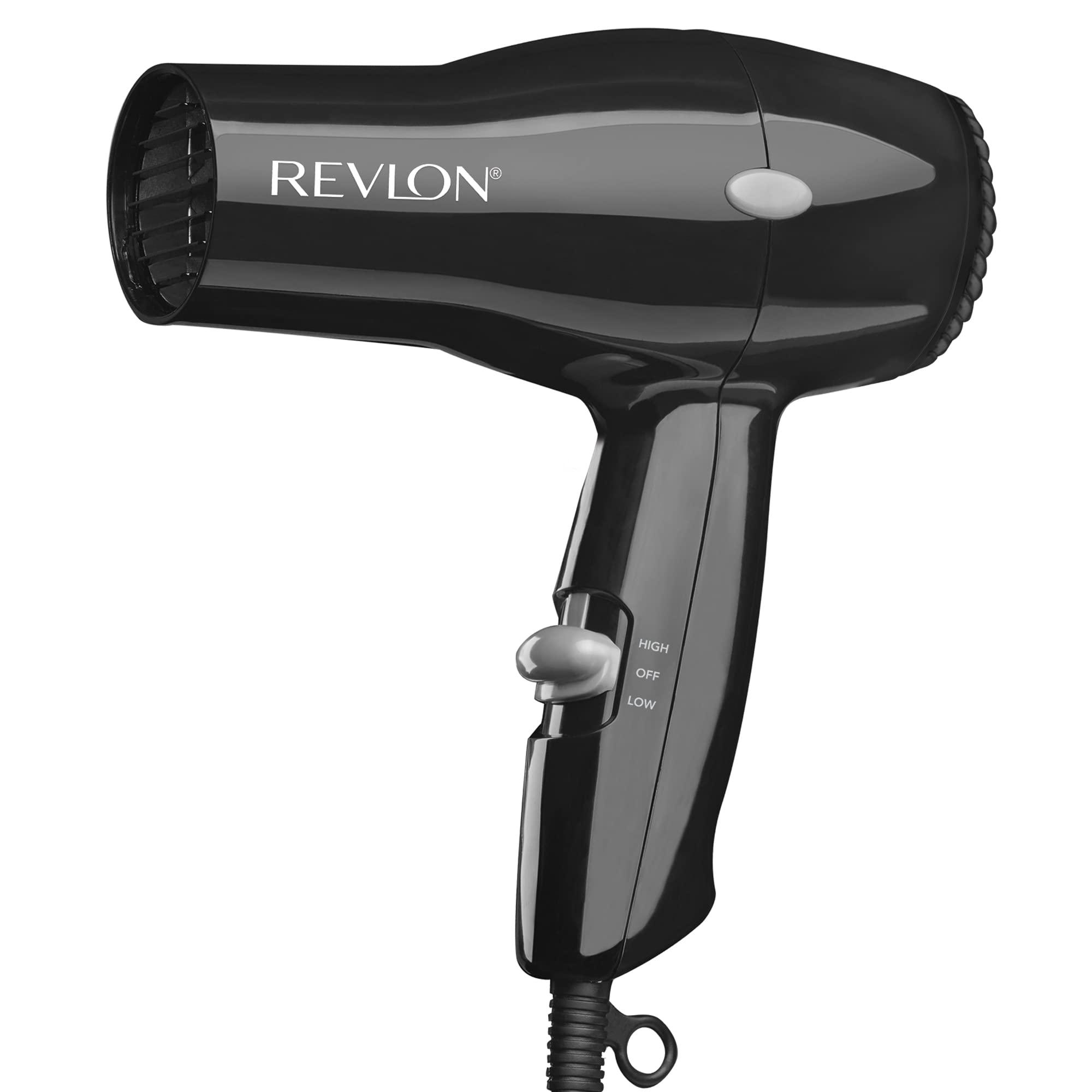 REVLON Travel Hair Dryer | SalonStyle Blowouts, Lightweight Design, 1875 Watts for Fast Drying with 2 Heat & Speed Settings for