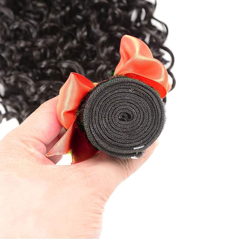 Deep Wave Human Hair Bundles Burmese Curly Bundles Human Hair 10A Water Wave Human Hair Bundles Brazilian Water Wave 4 Bundles H