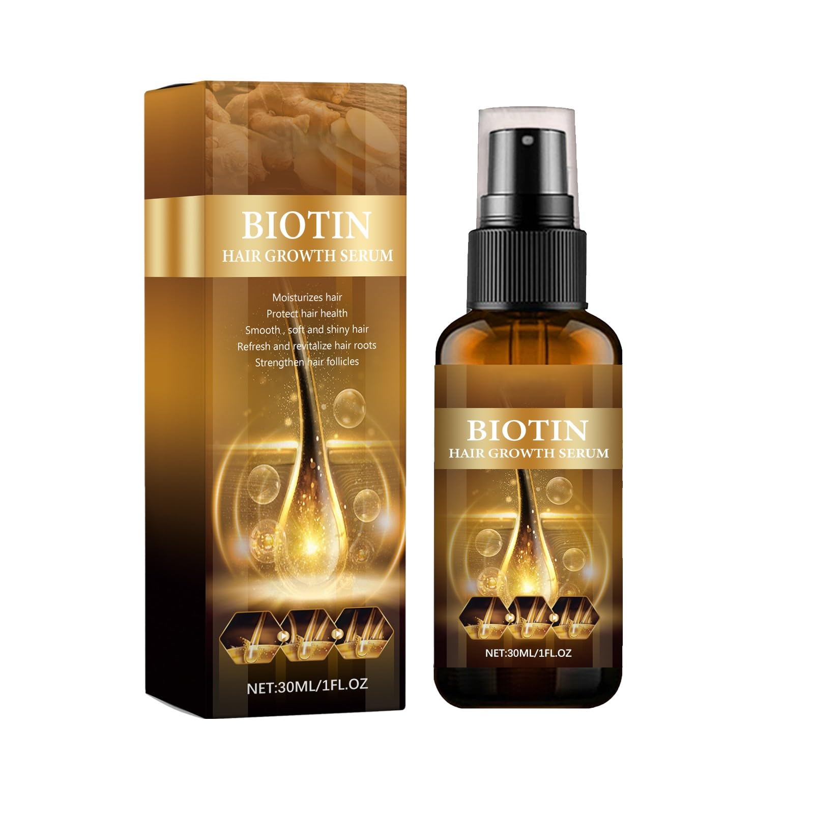 Biotin Hair Growth Serum Spray, 30ml