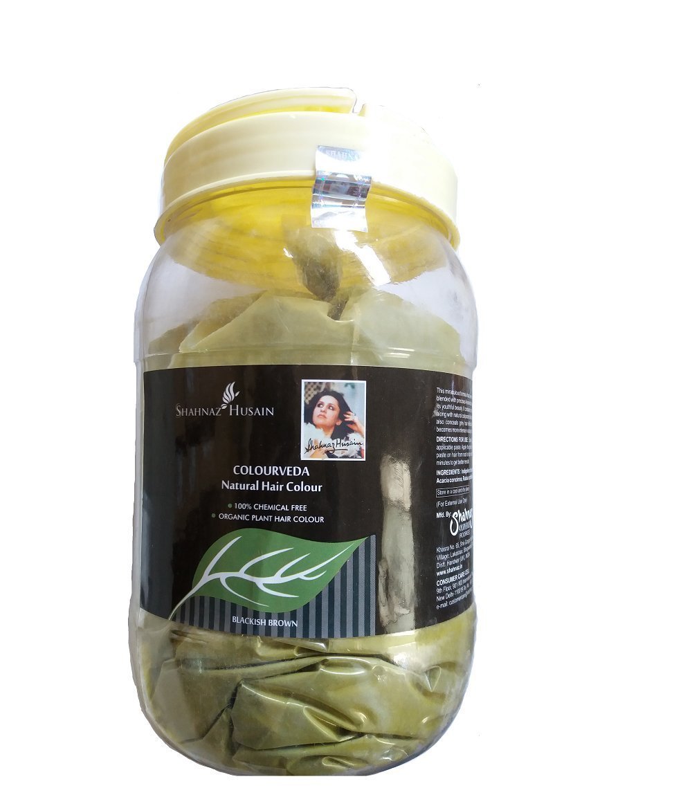 Shahnaz Husain Colourveda | Natural Hair Colour | Blackish Brown | 500G