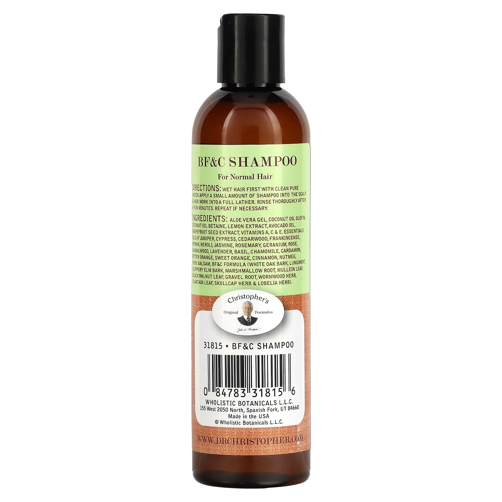 Christophers Original Formulas Bf & C Shampoo, 8 Fl Oz (236 Ml)