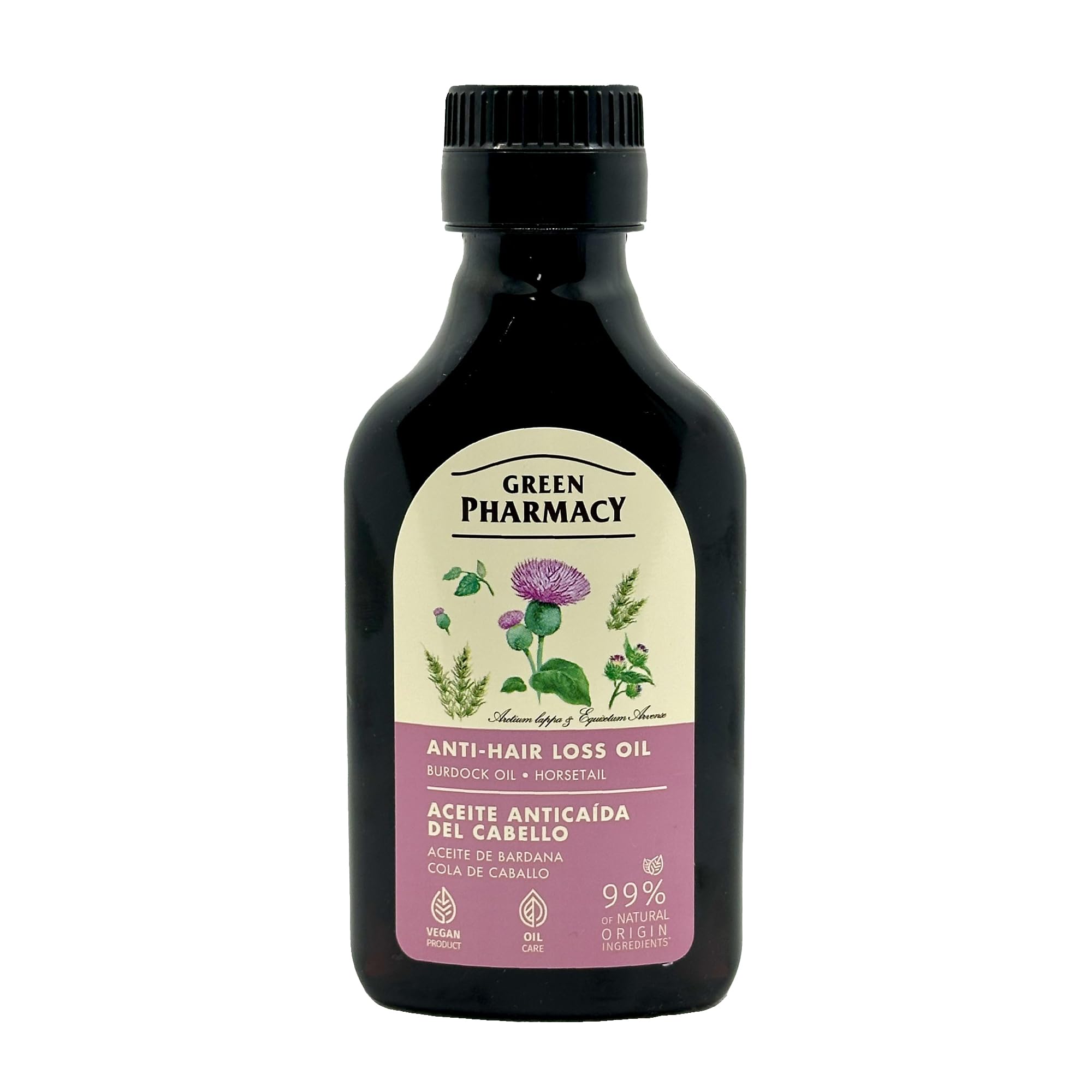 Anti Hair Loss Burdock Oil & Horsetail  Hair Strengthening & Growth Stimulating Treatment  Nourishing Scalp Care for Thicker, 