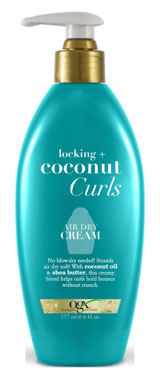 Ogx Coconut Curls Air Dry Cream 6 Ounce Pump (177Ml) (3 Pack)