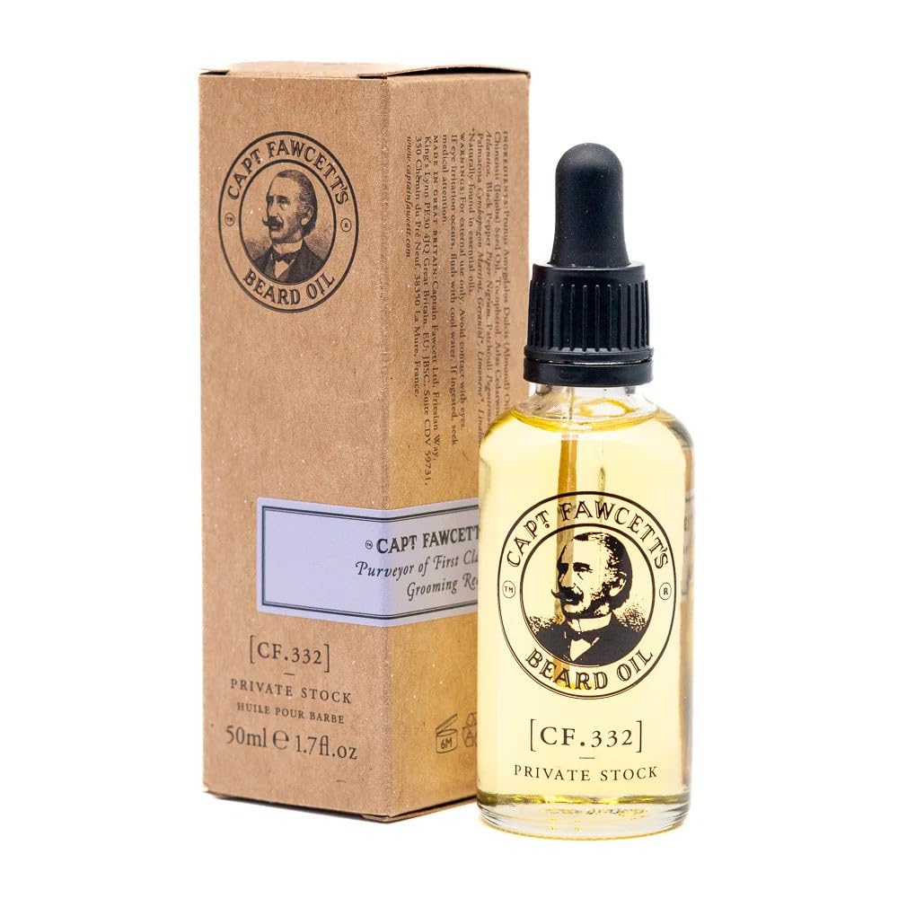Captain Fawcett Signature Series Beard Oils (Private Stock Beard Oil 50ml)