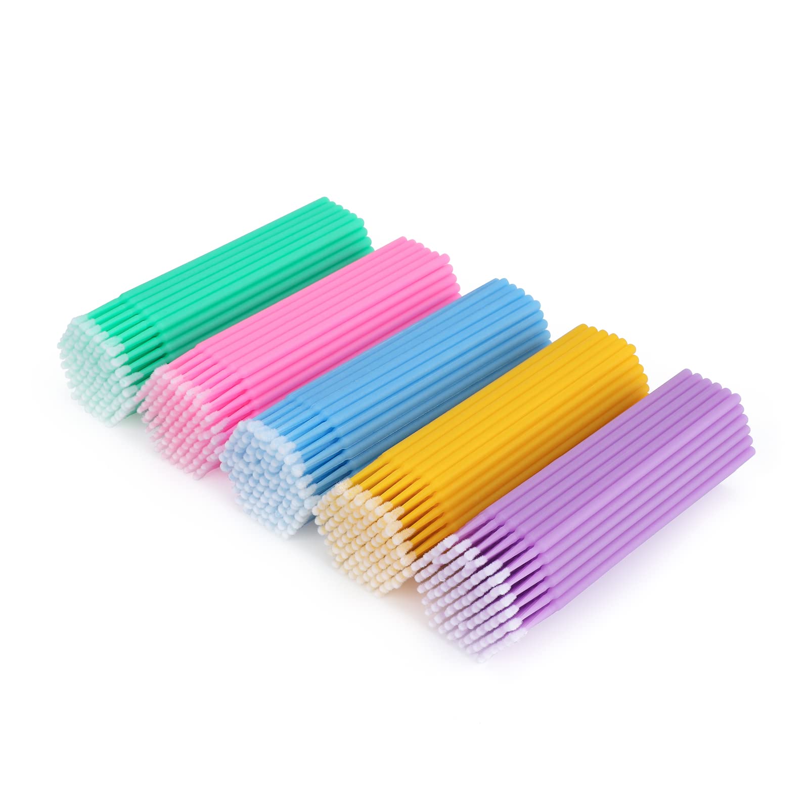 G2PLUS 500PCS Micro Cotton Swabs, Disposable Micro Applicators Brush for Makeup and Personal Care, Cosmetic Brush, Microswabs fo