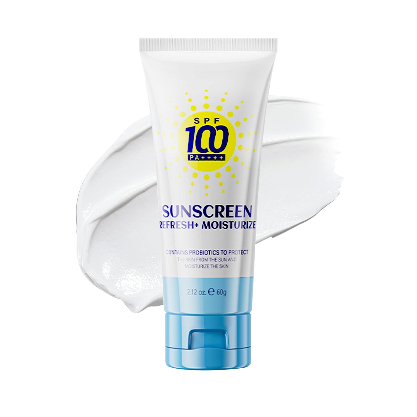 Face and Body Sunscreen,Broad Spectrum SPF 100 UVA/UVB Protection,Lightweight Sunblock Lotion,Moisturizing Travel Size Skin Suns
