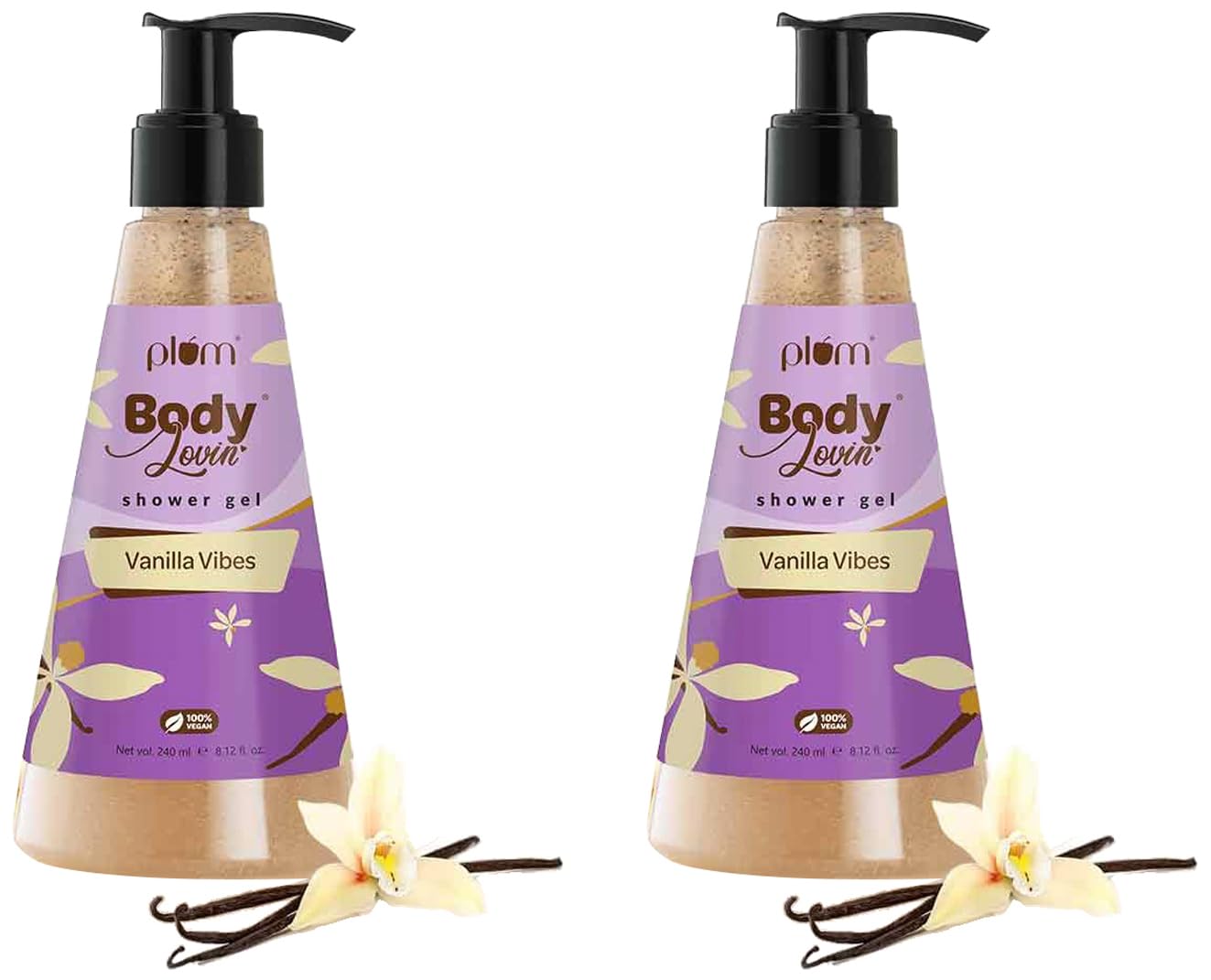 Plum Bodylovin Vanilla Vibes Body Wash | Sls-Free Creamy Body Wash For Women | Long Lasting Vanilla Fragrance | Aloe-Infused No