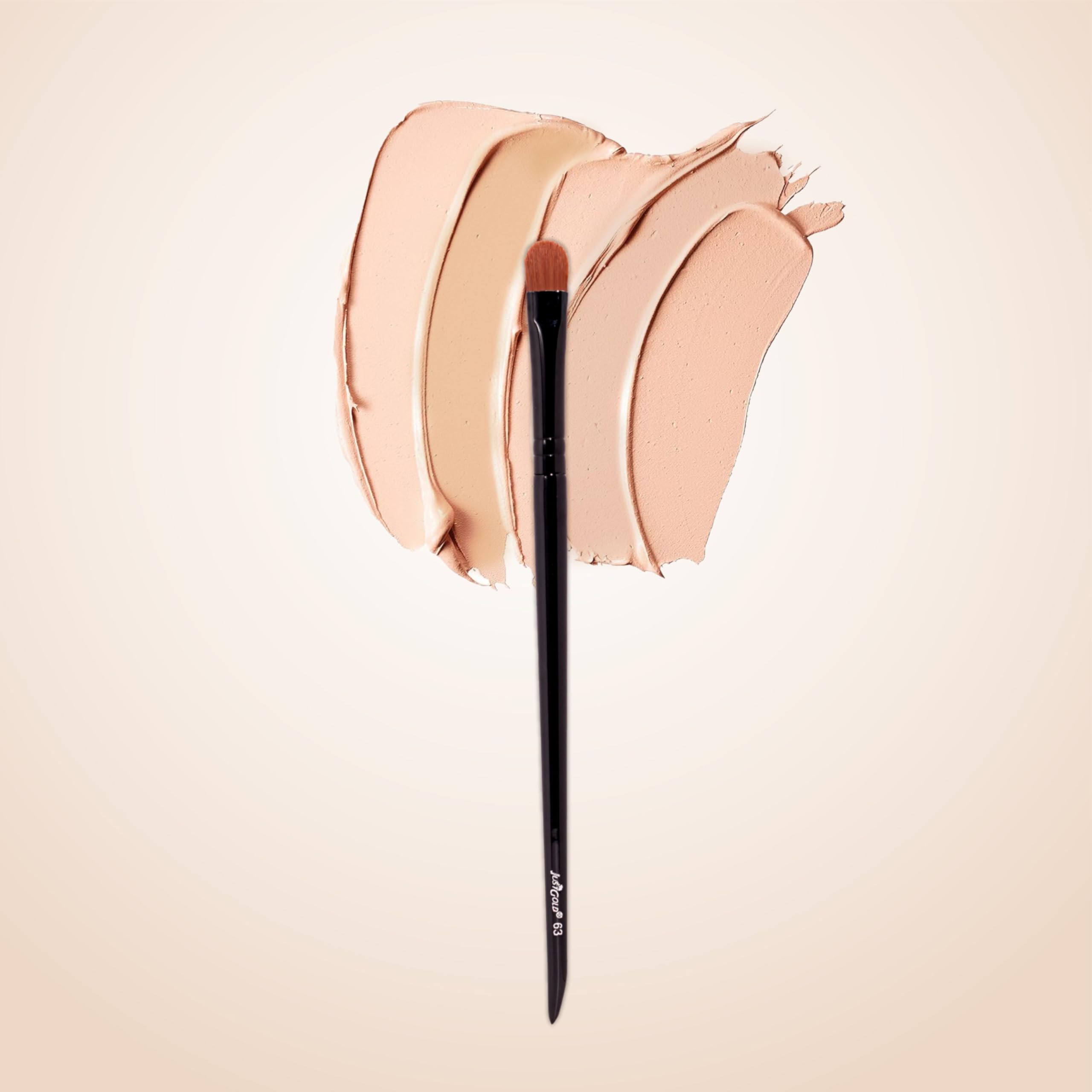 Justgold Flat Shader Concealer Brush For Applying Or Blending Cream Contour Or Cover Foundation #63