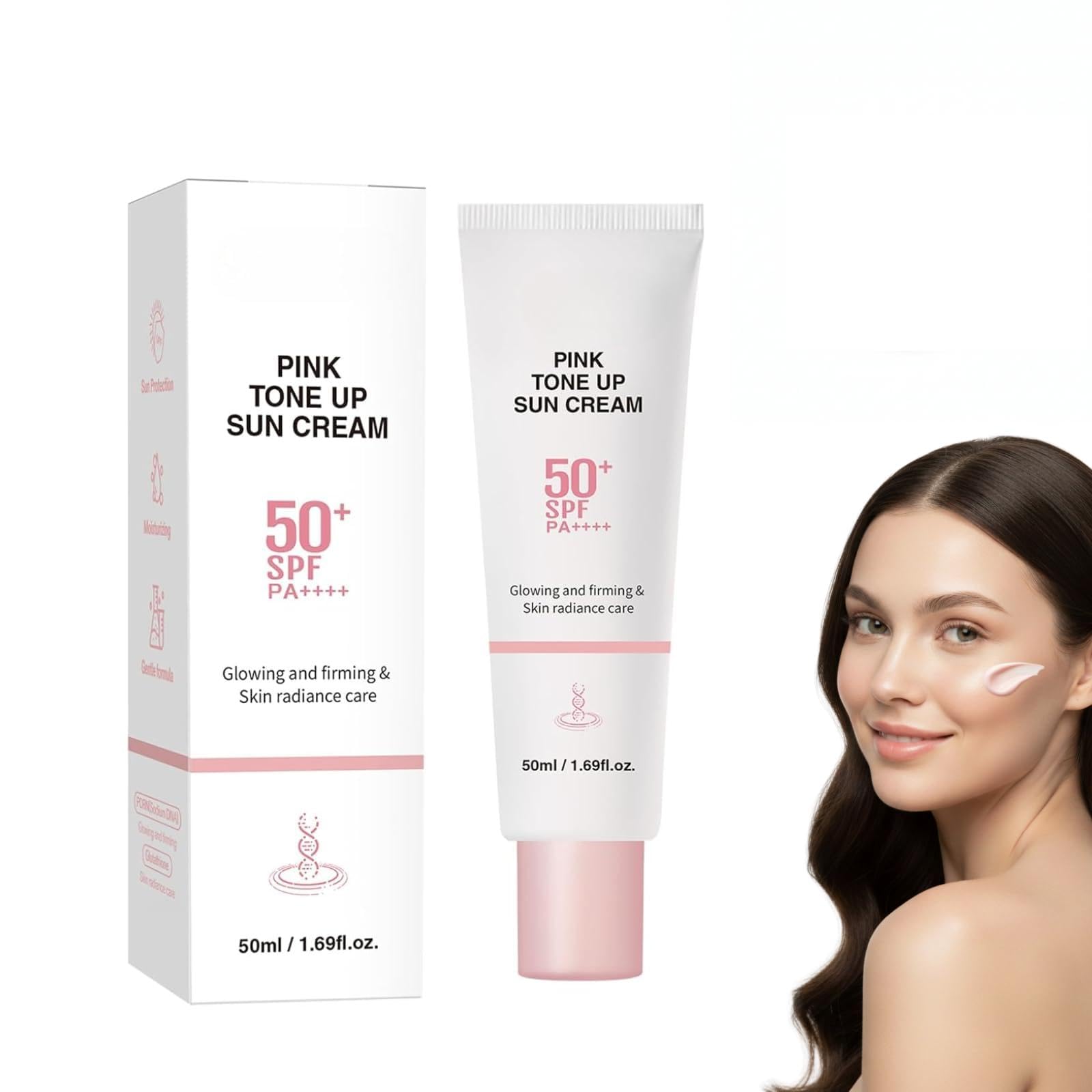 Pink ToneUp Sunscreen SPF 50+ PA++++, 50ml