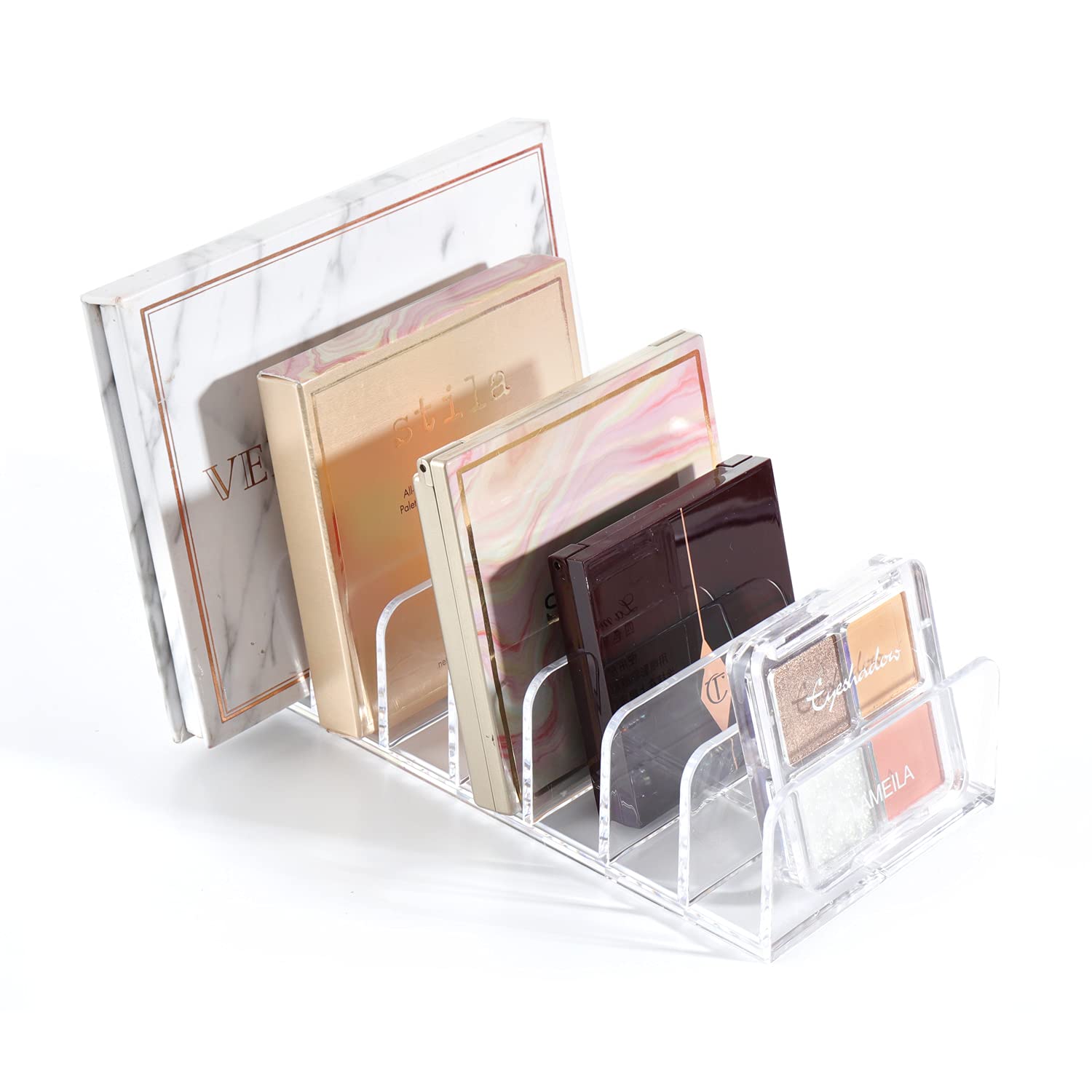 Makeup Organizer, Makeup Palette Organizer For Bathroom Countertop, Vanity, Cabinets, Cosmetics Storage Solution For Eyeshadow P