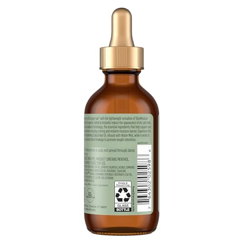 SheaMoisture Strengthening Scalp & Hair Oil Rosemary & Vegan Collagen to Promote Length Retention & Invigorate the Scalp, with S