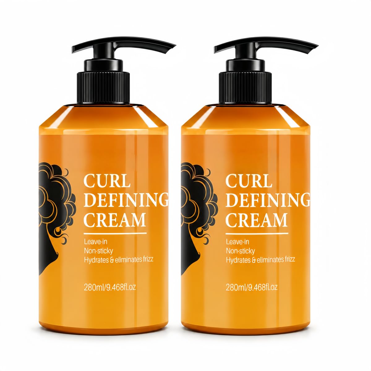 Curl Defining Cream for Curly Hair, Moroccan Argan Oil Styling Cream, LeaveIn Hair Cream for Frizz Control, Waves Coils and Nat