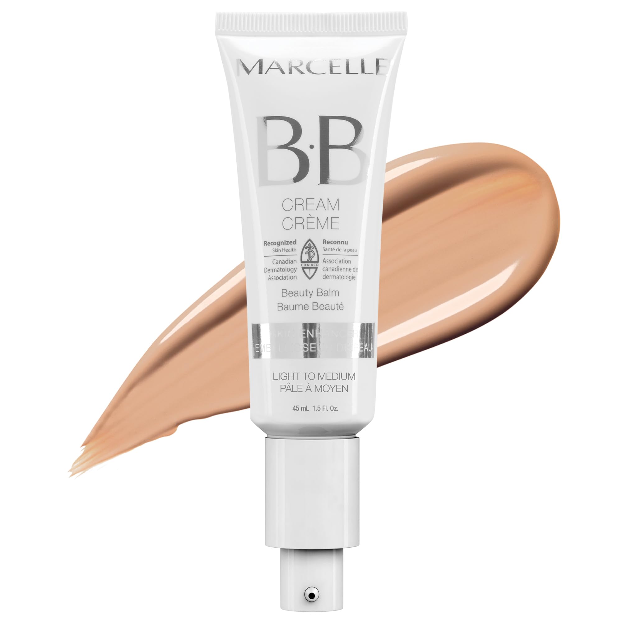 Marcelle BB Cream Beauty Balm, Light to Medium, Tinted Moisturizer, Skin Enhancer, Lightweight, Hydrating, Hypoallergenic, Non-C